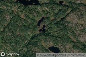Satellite map of the Hushovdtjonnane