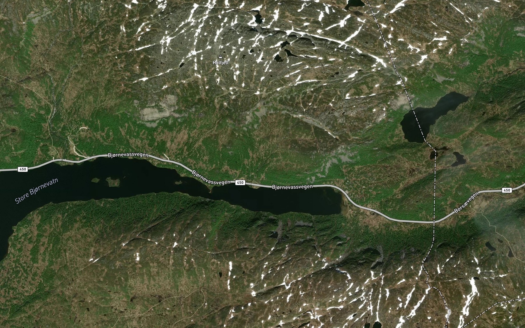 Satellite map of the Grytani