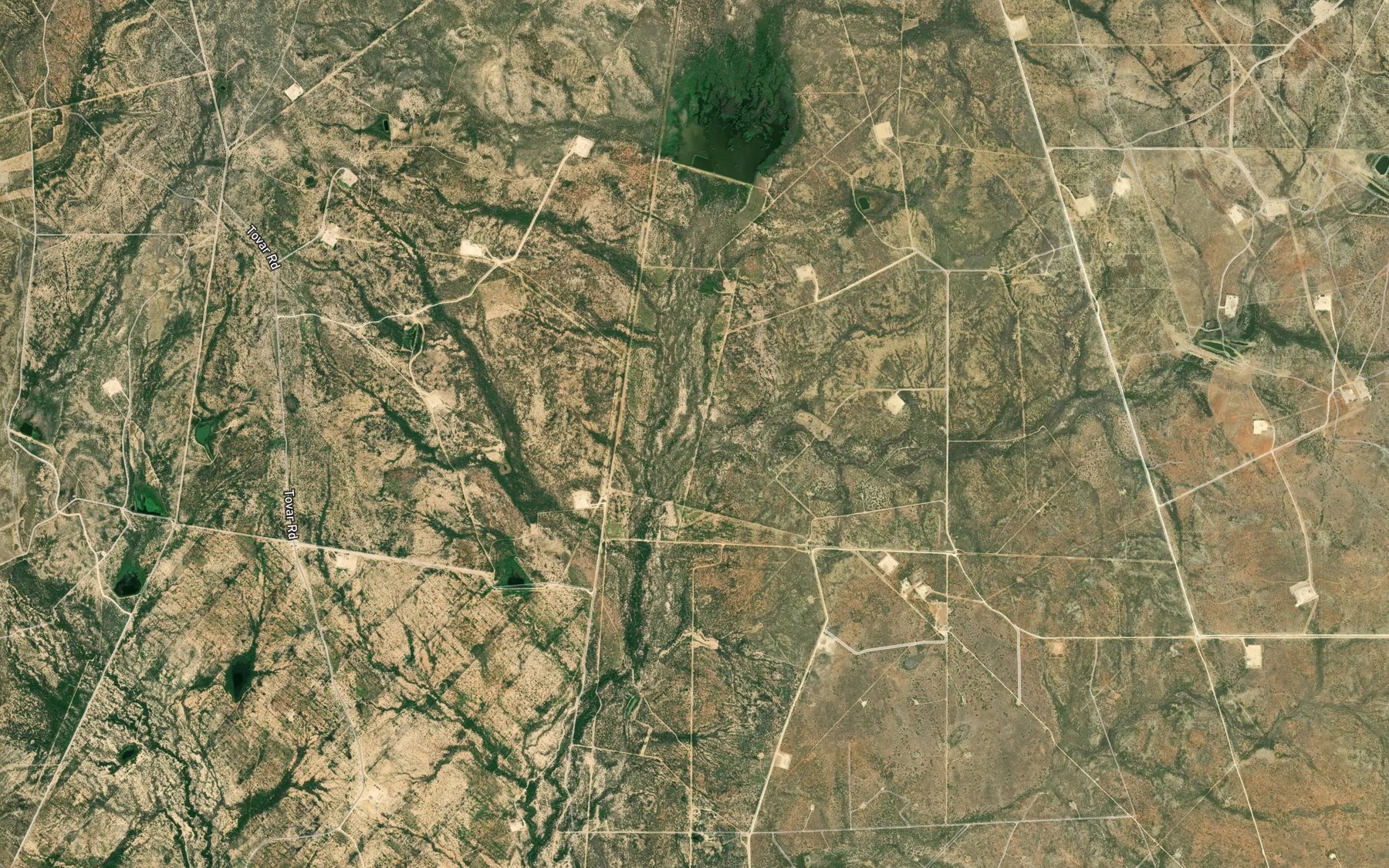 Satellite map of the Botella Creek