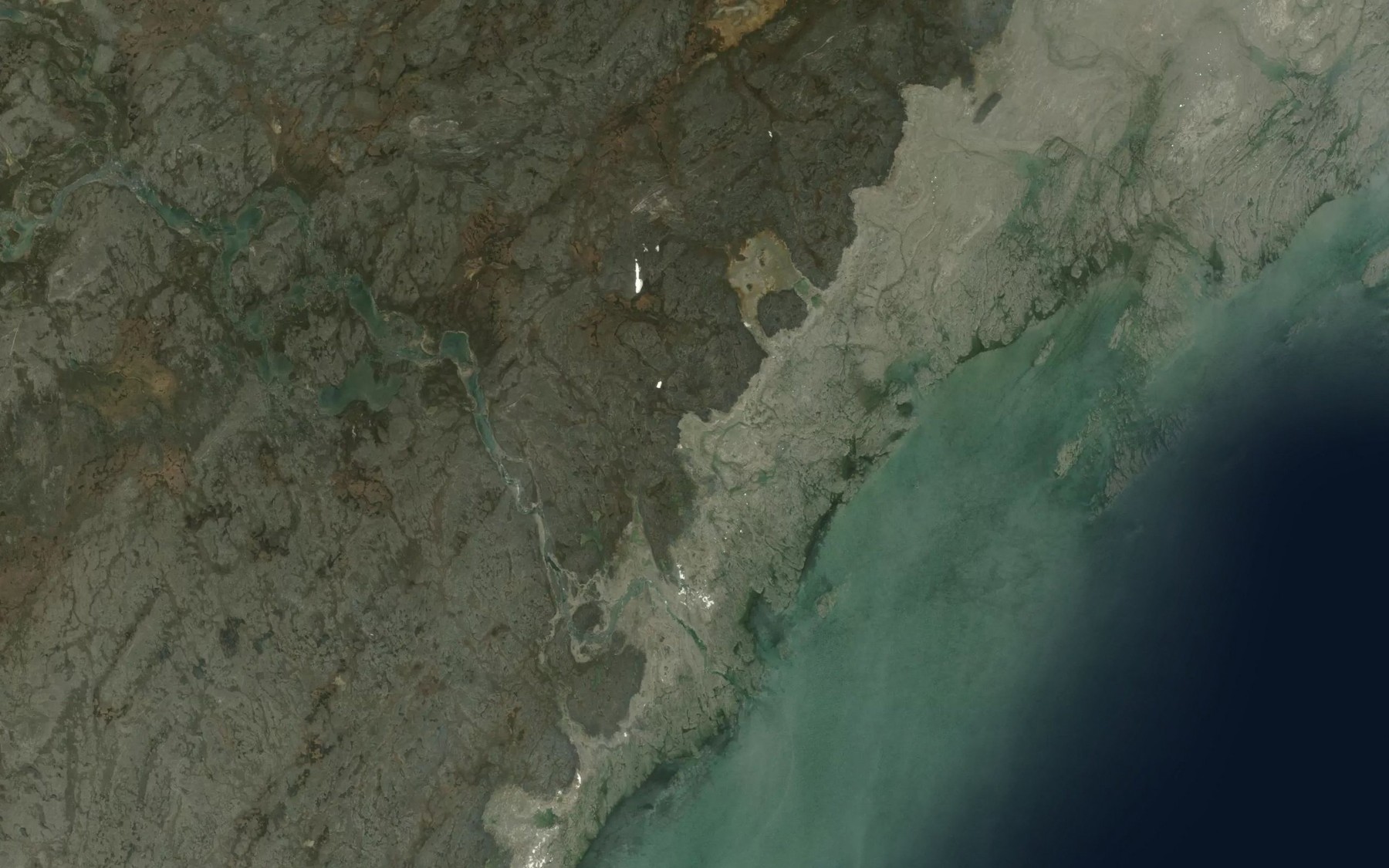 Satellite map of the Anse Qarliik Kuungat