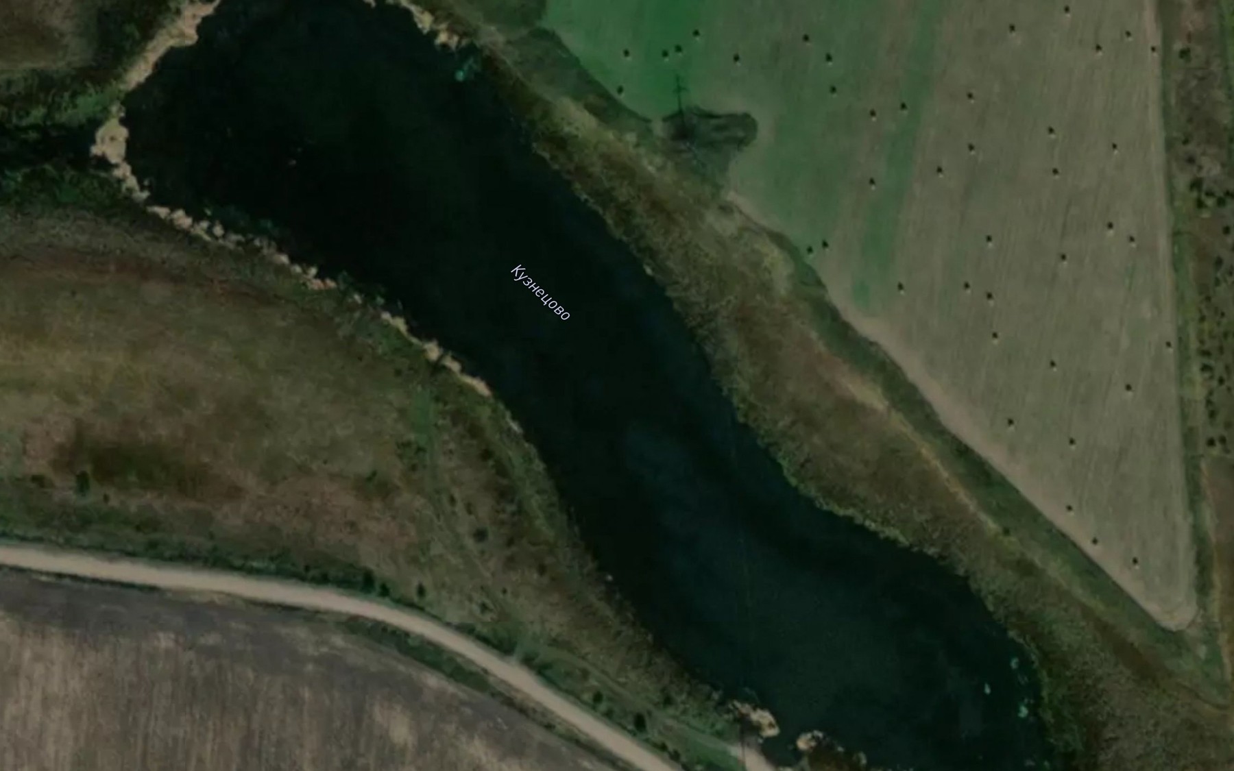 Satellite map of the Ozero Kuznetsovo