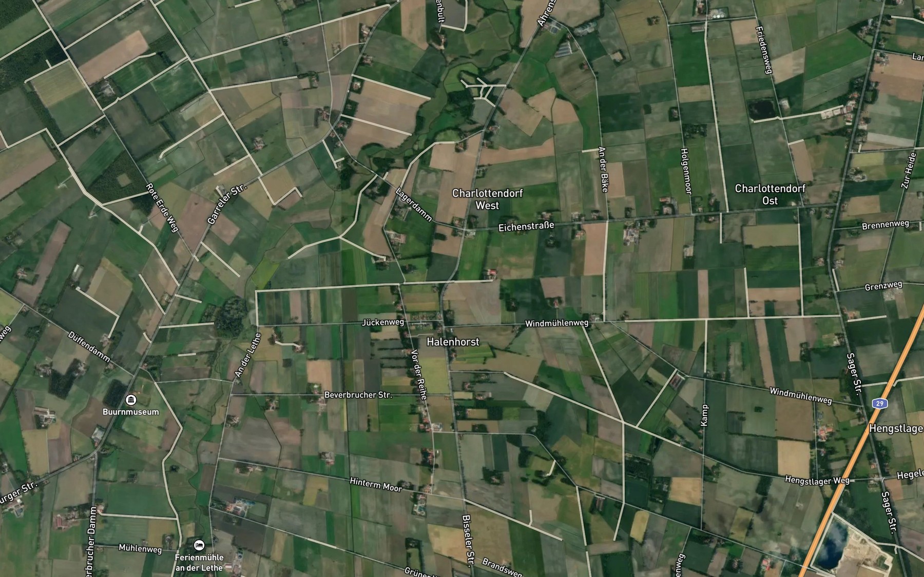Satellite map of the Memmenschlatt