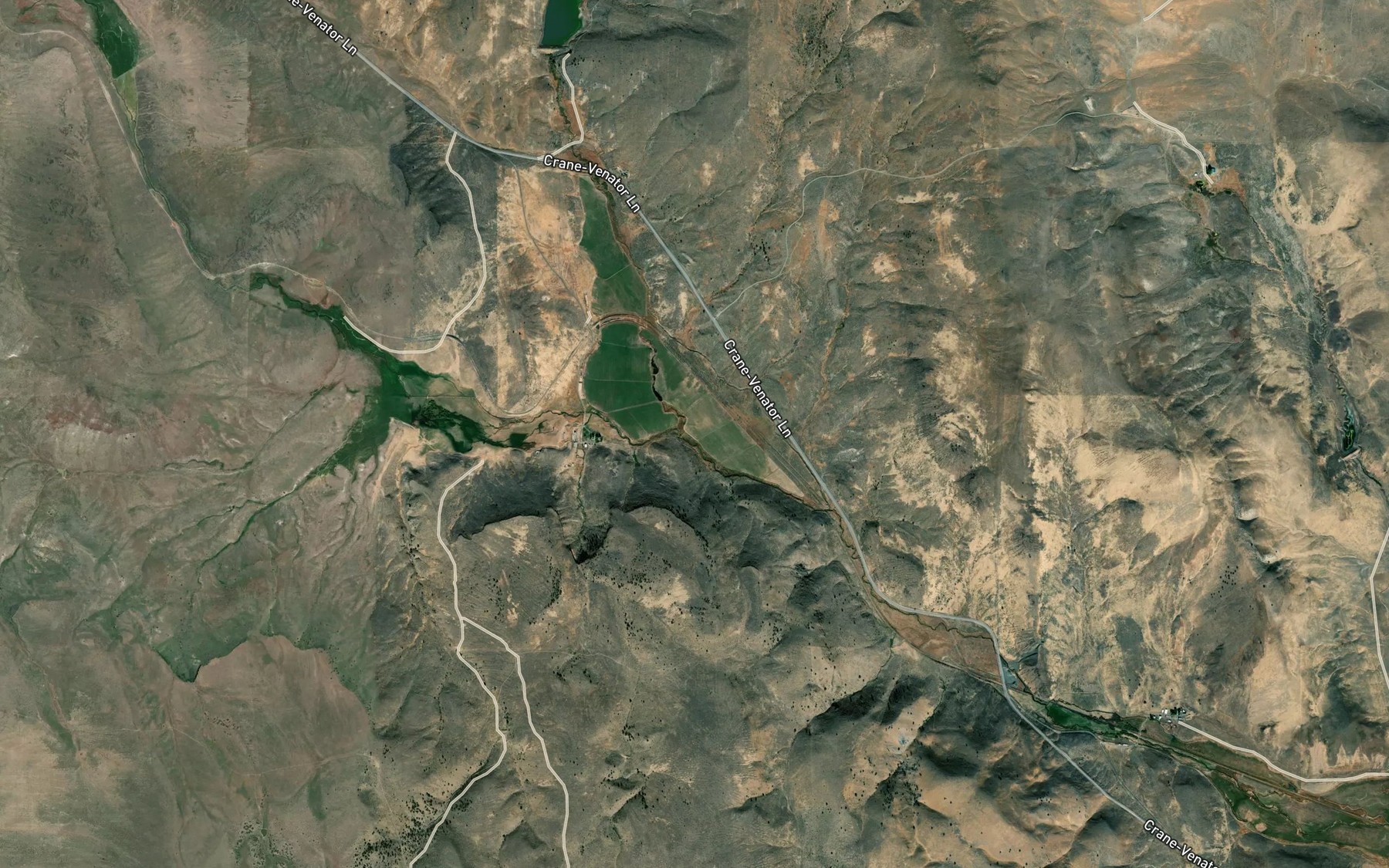 Satellite map of the Alder Creek