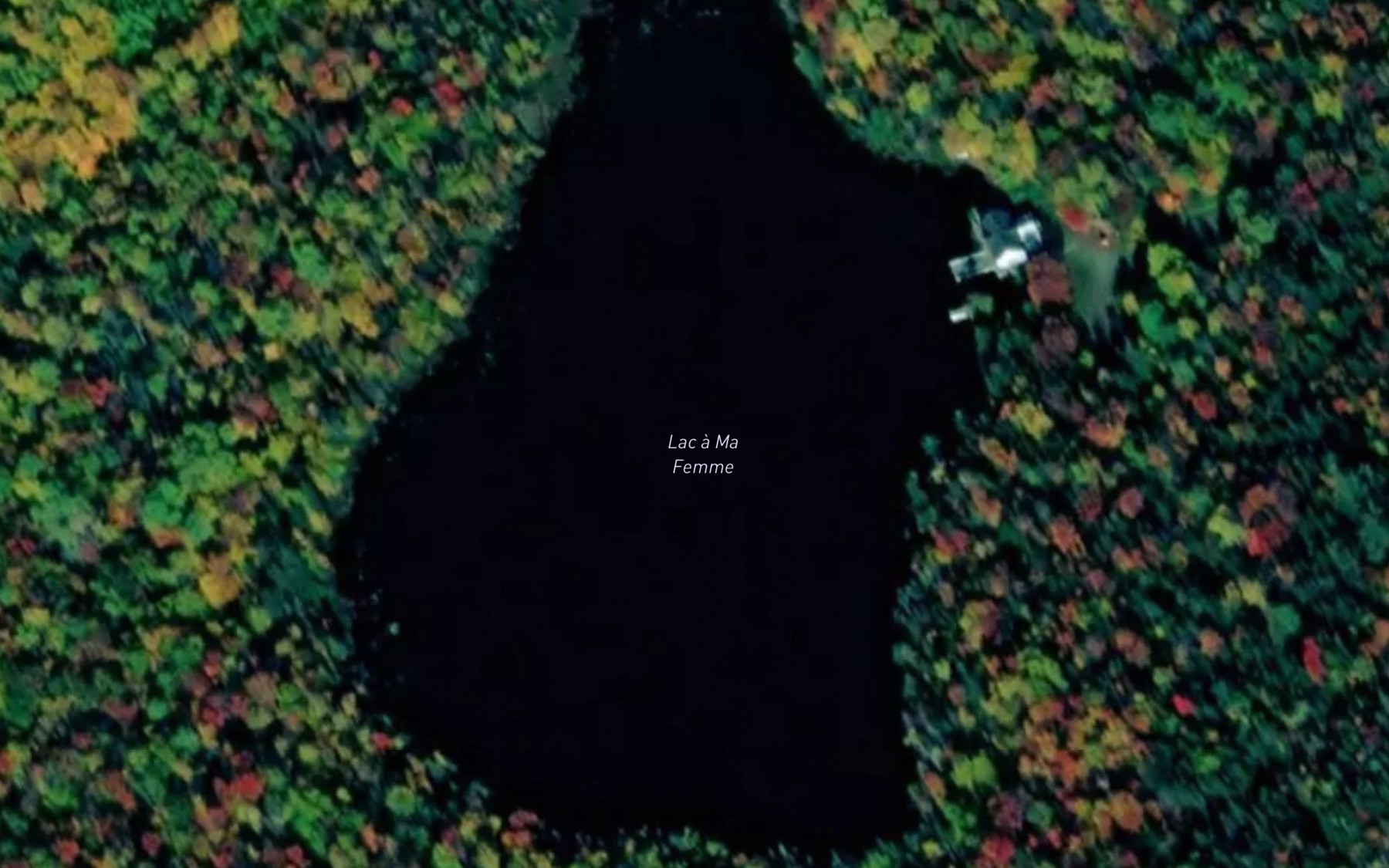 Satellite map of the Lac a Ma Femme
