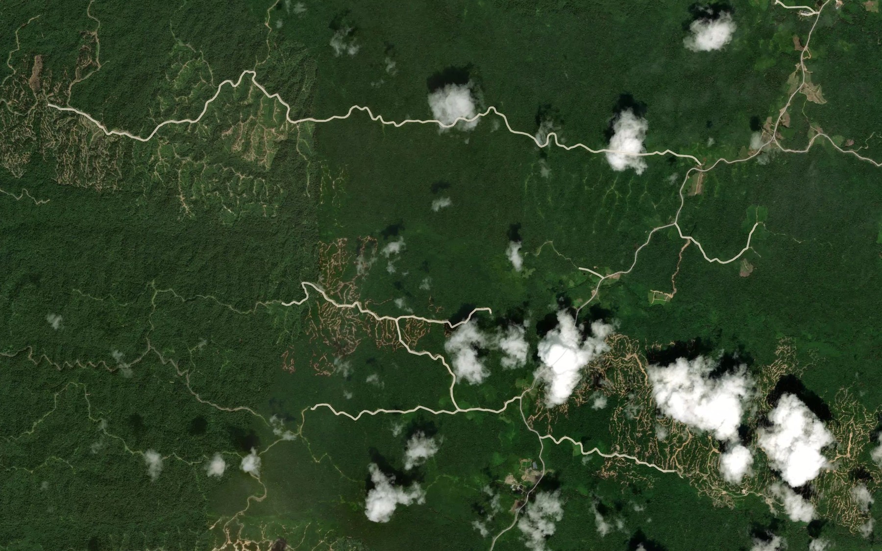 Satellite map of the Sungai Engkabang
