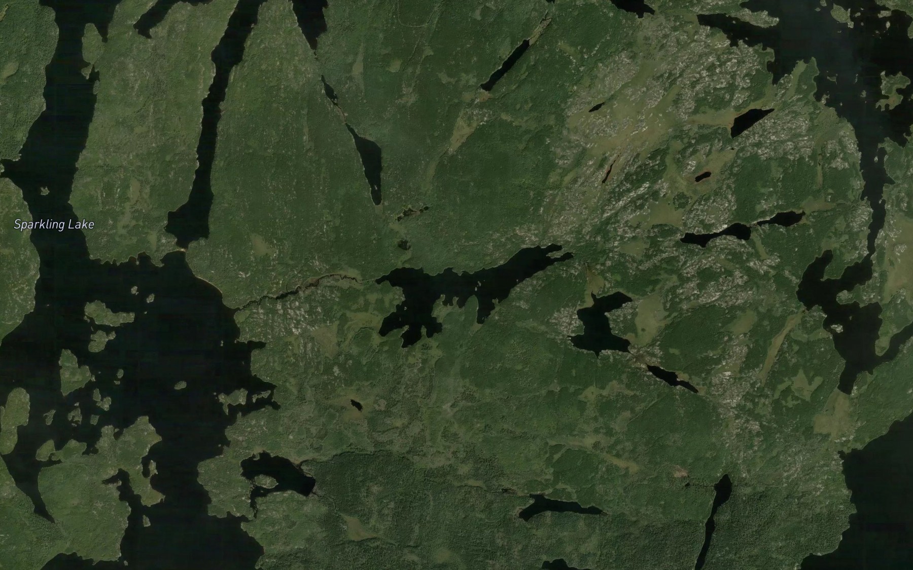 Satellite map of the Tout Lake