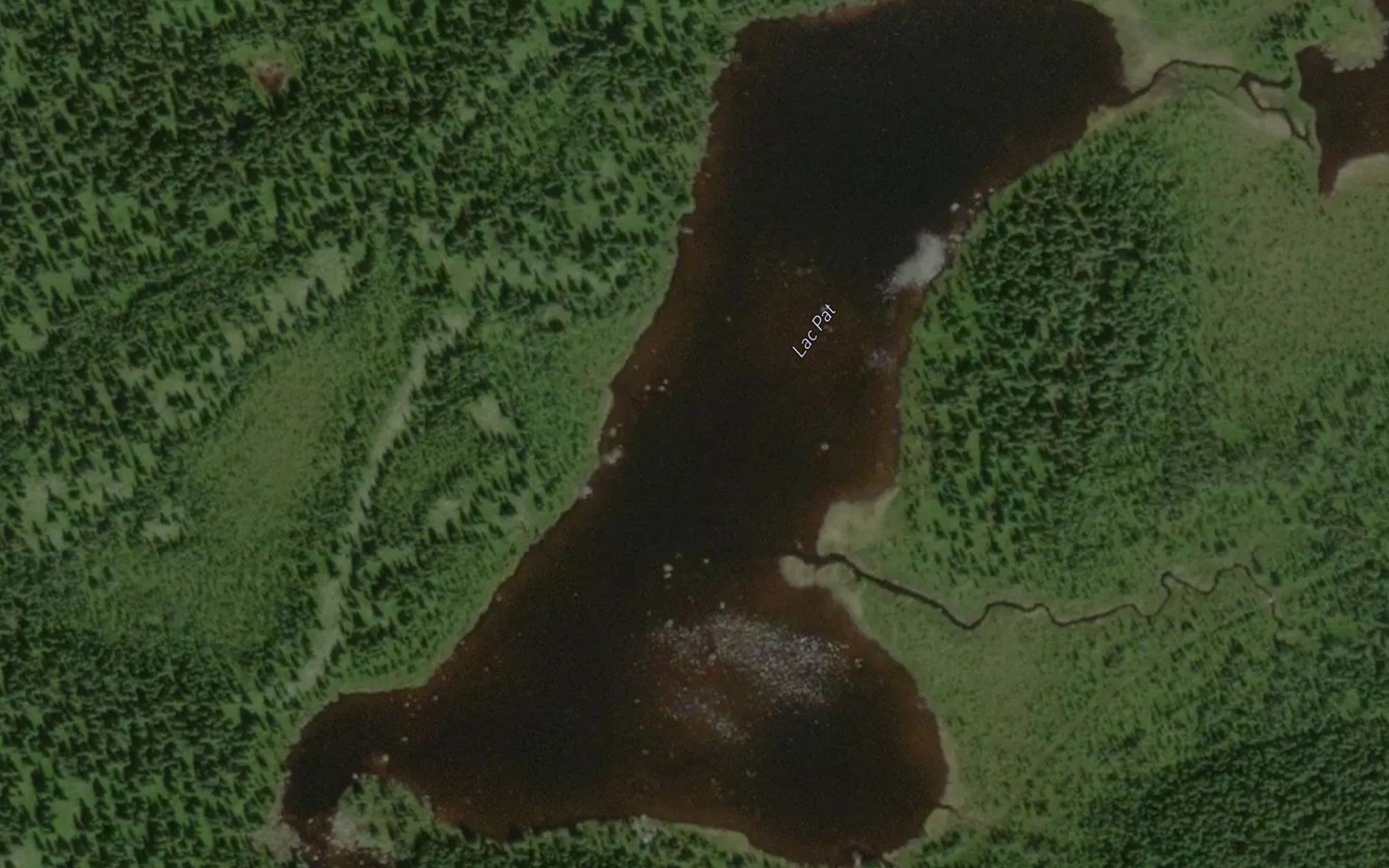 Satellite map of the LacPat