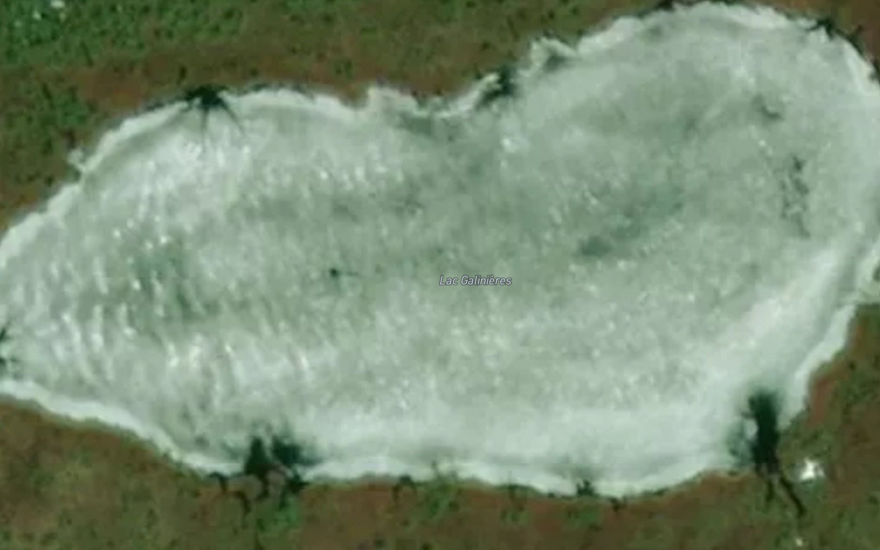 Satellite map of the Lac Galinieres