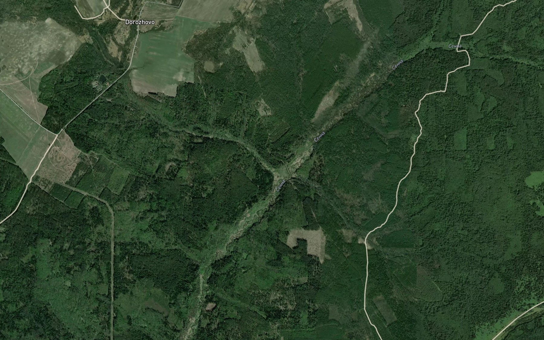 Satellite map of the Dorozhovka