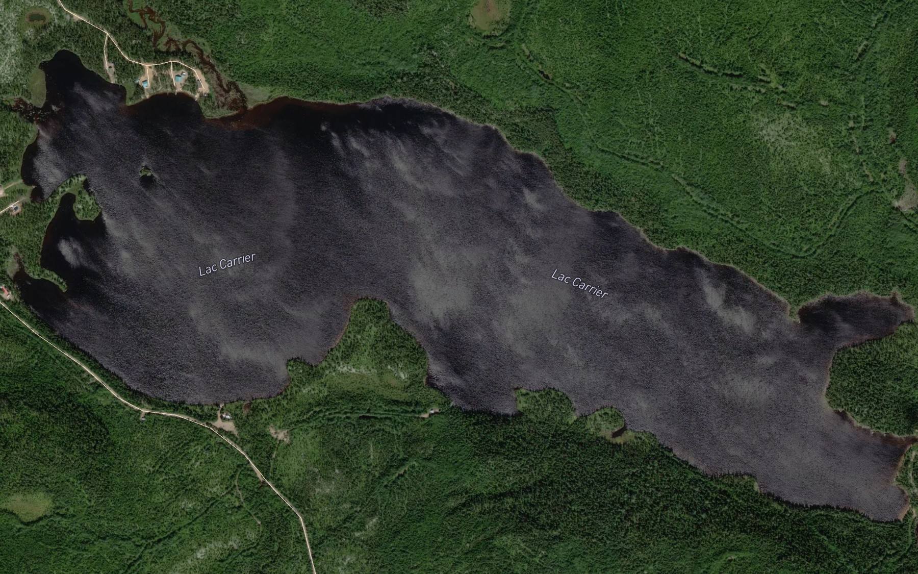 Satellite map of the Lac Carrier