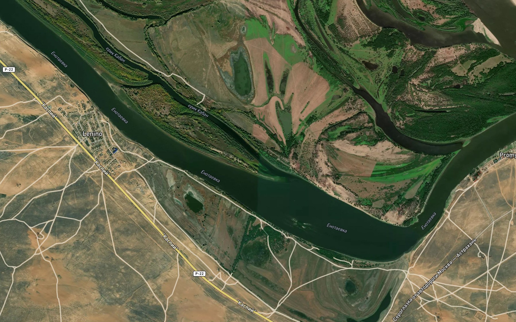 Satellite map of the Yerik Yashkin