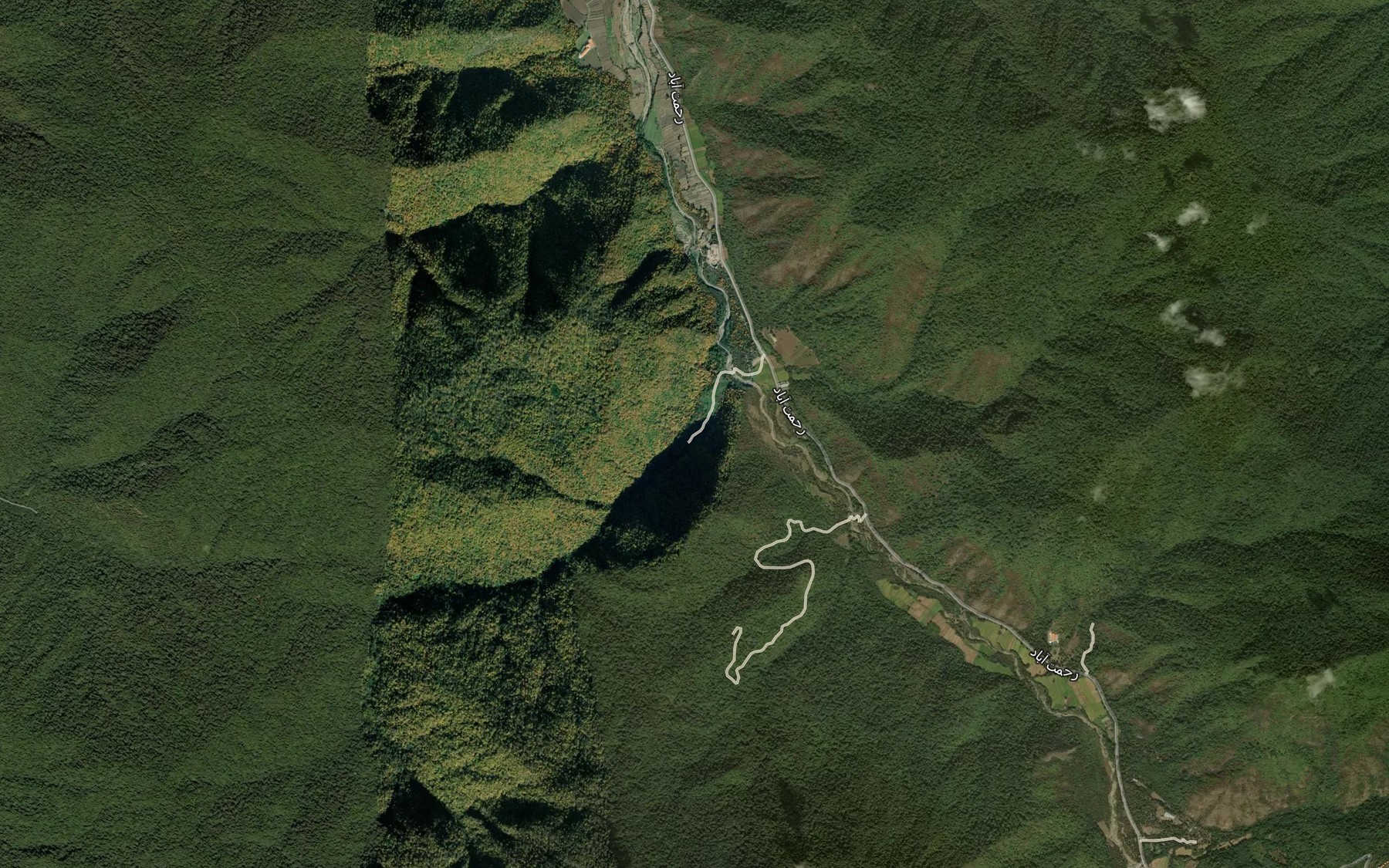 Satellite map of the Darreh Abdavan