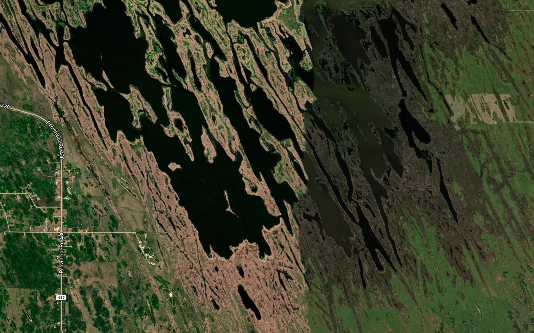 Satellite map of the Georgie Bay