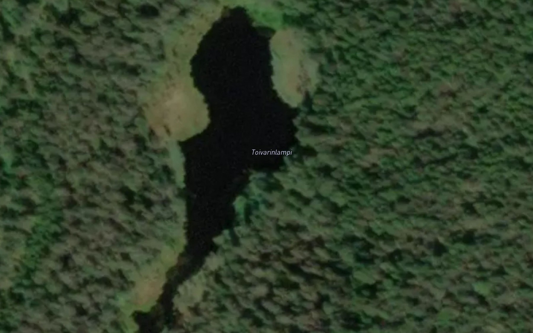 Satellite map of the Toivarinlampi