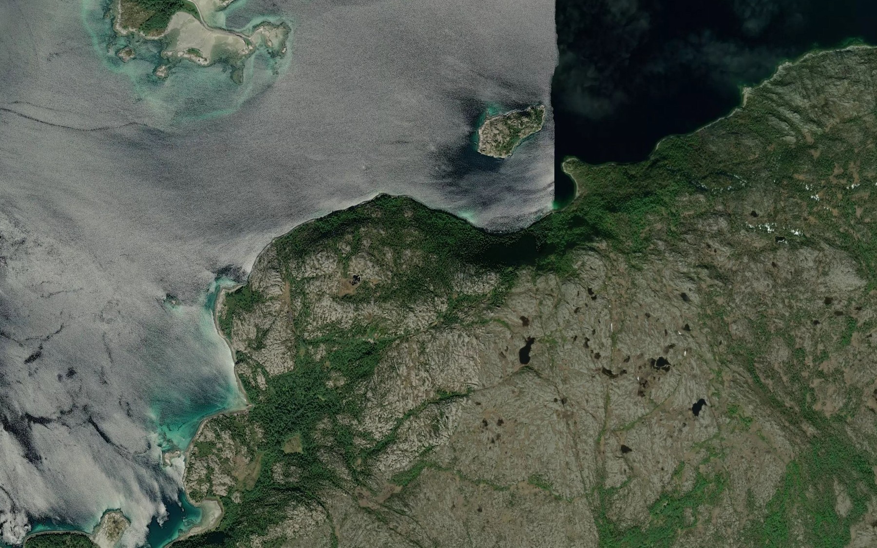Satellite map of the Skagkrikla
