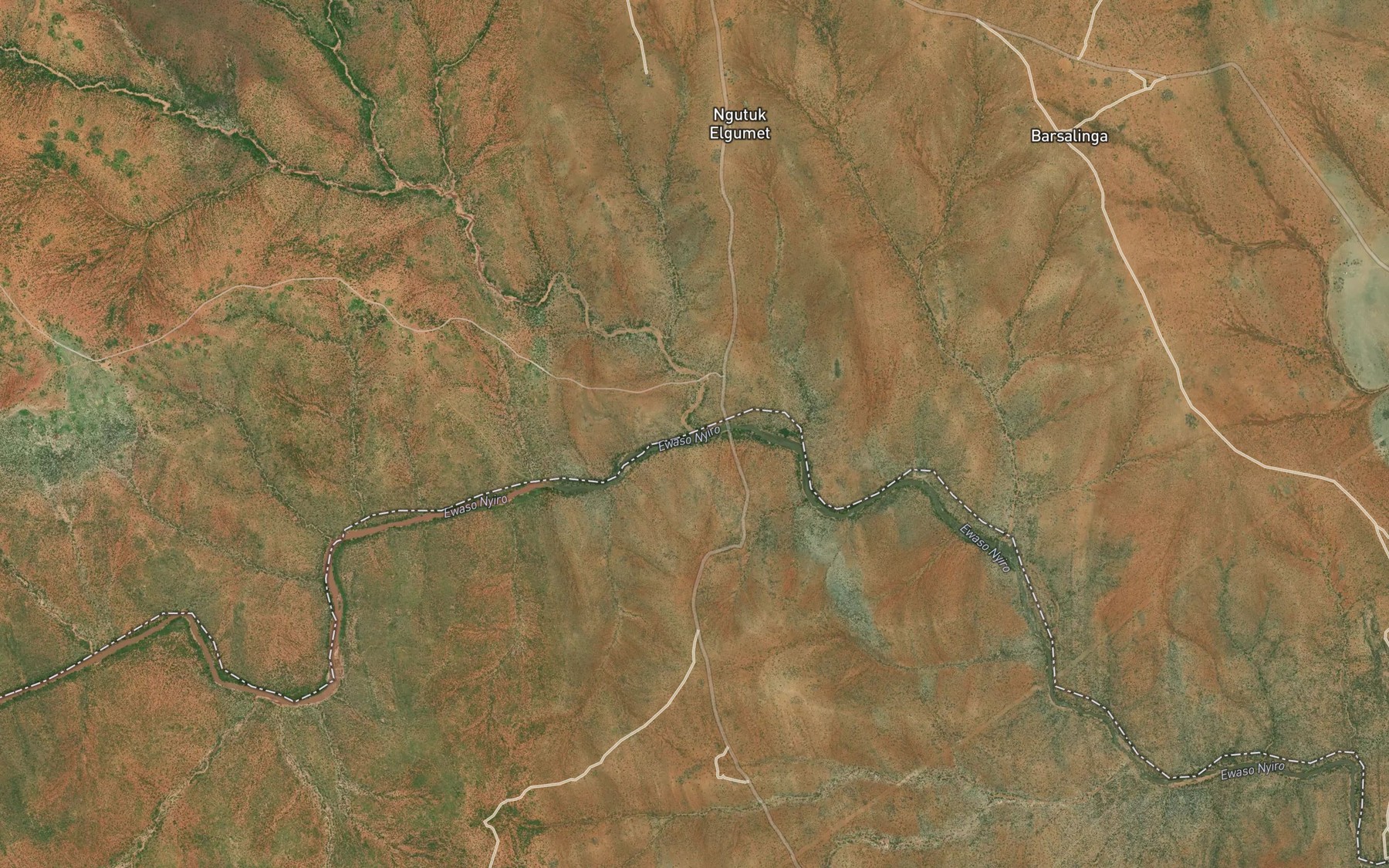 Satellite map of the Lodas Auwa