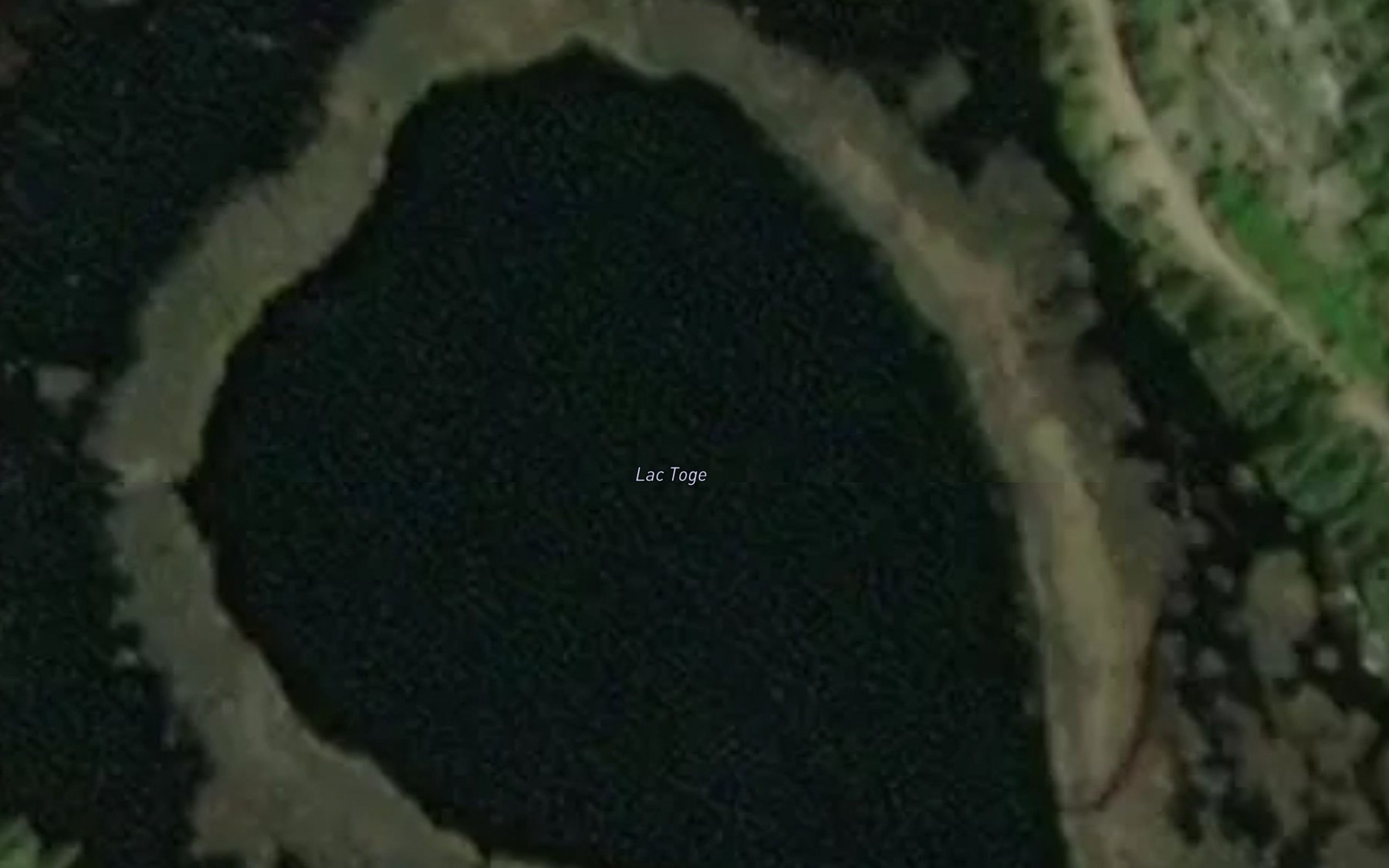 Satellite map of the Lac Toge