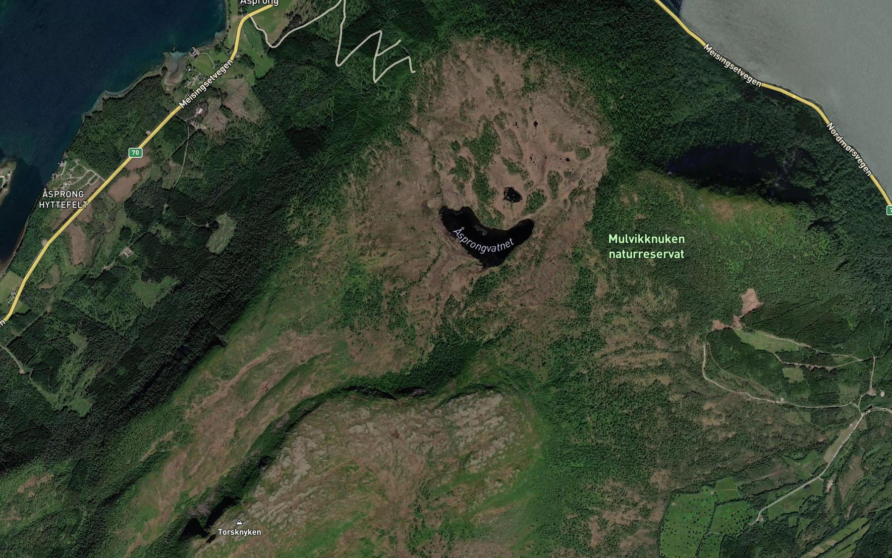 Satellite map of the Dompabekken
