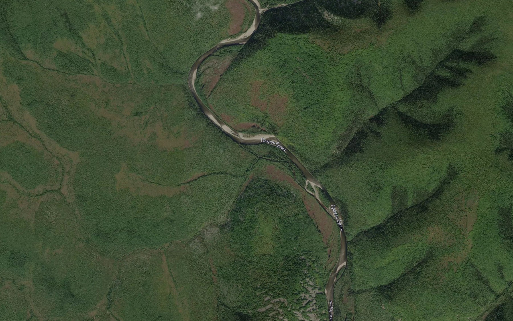 Satellite map of the Namundya