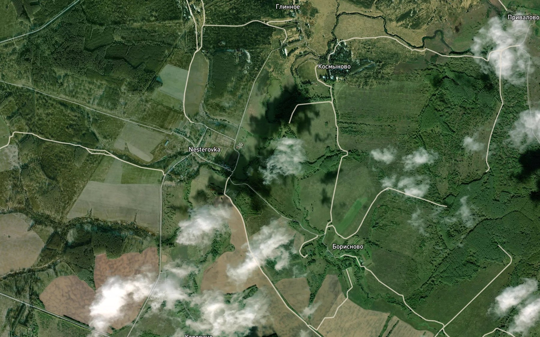 Satellite map of the Ol'shanka