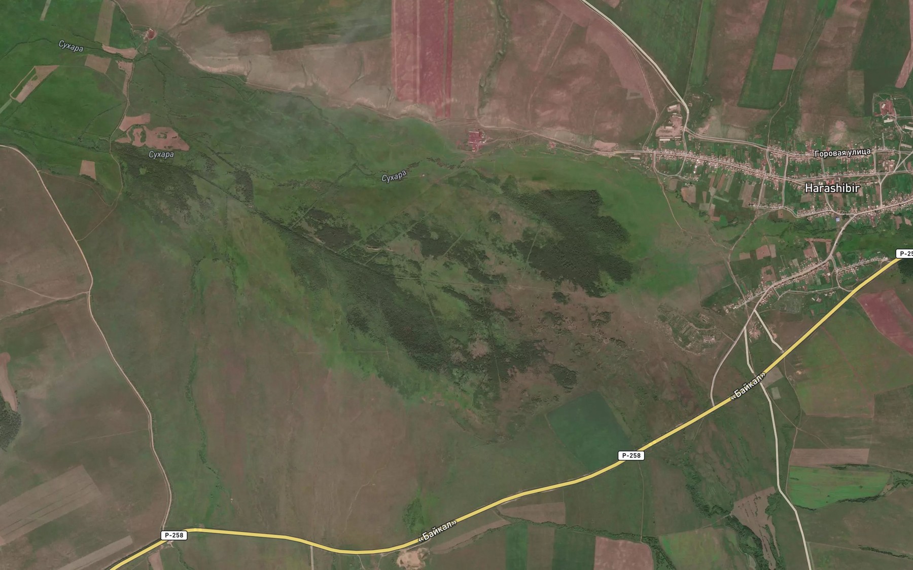 Satellite map of the Kharashibirka