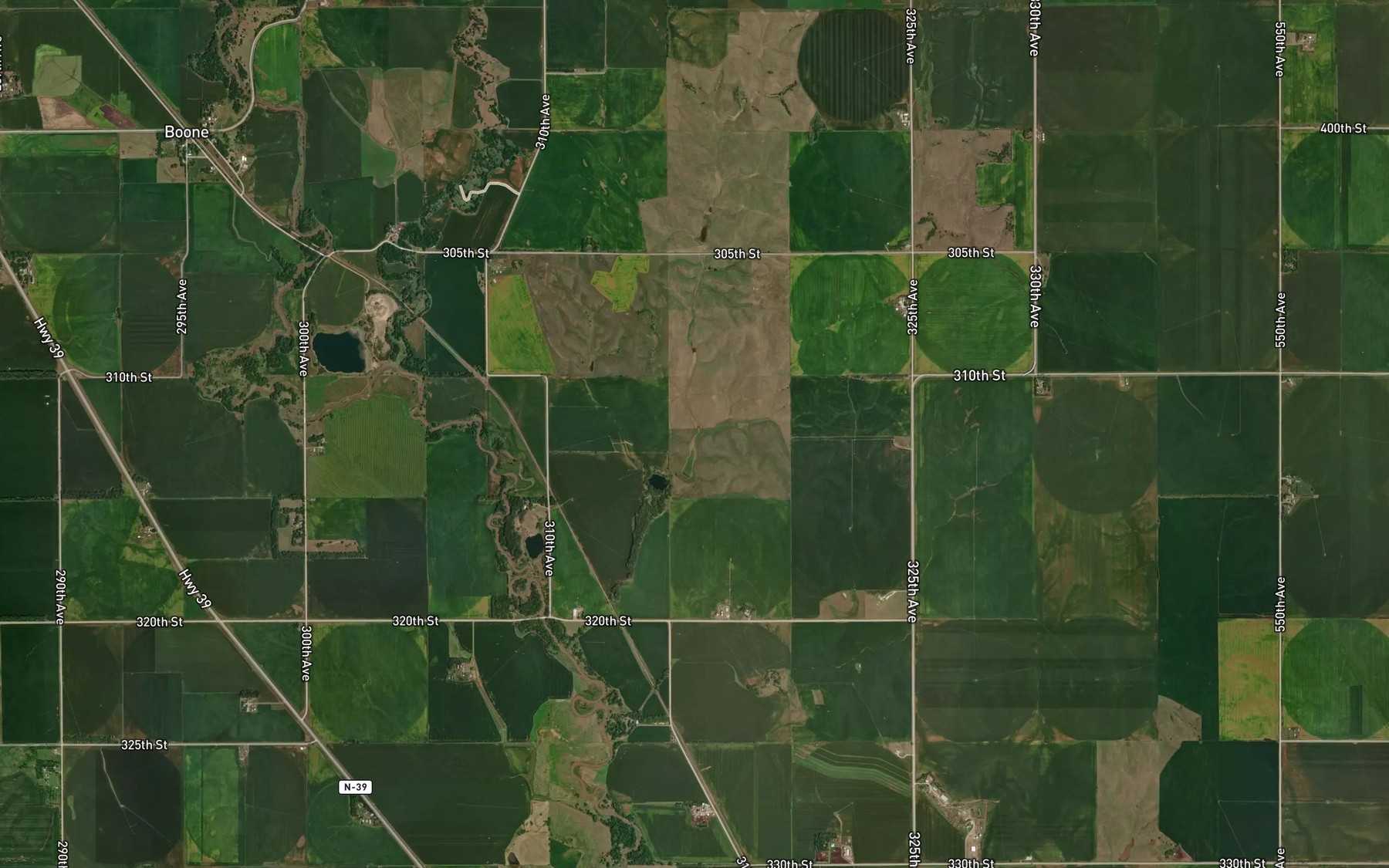 Satellite map of the Jasa Reservoir