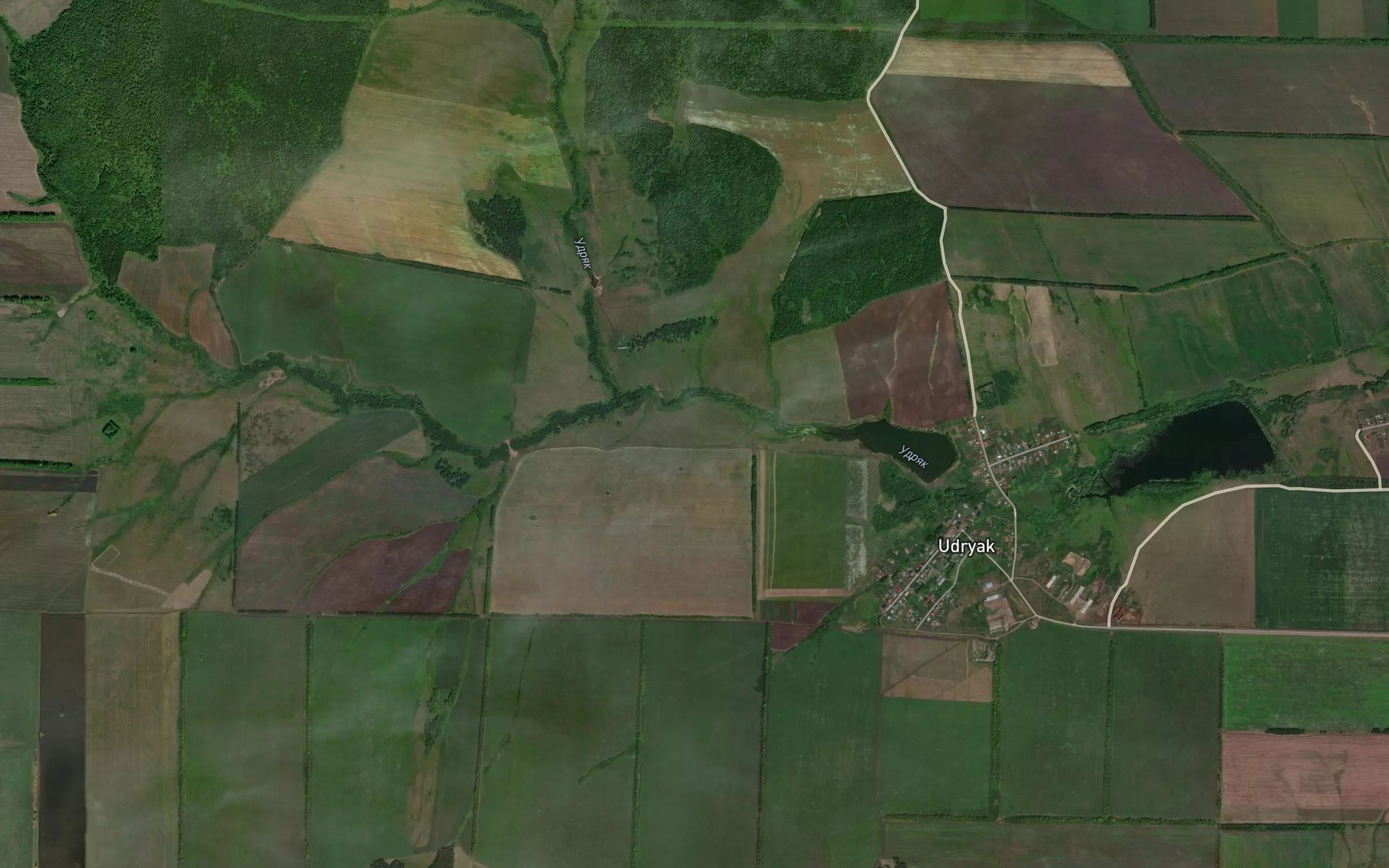 Satellite map of the Yamanudryak