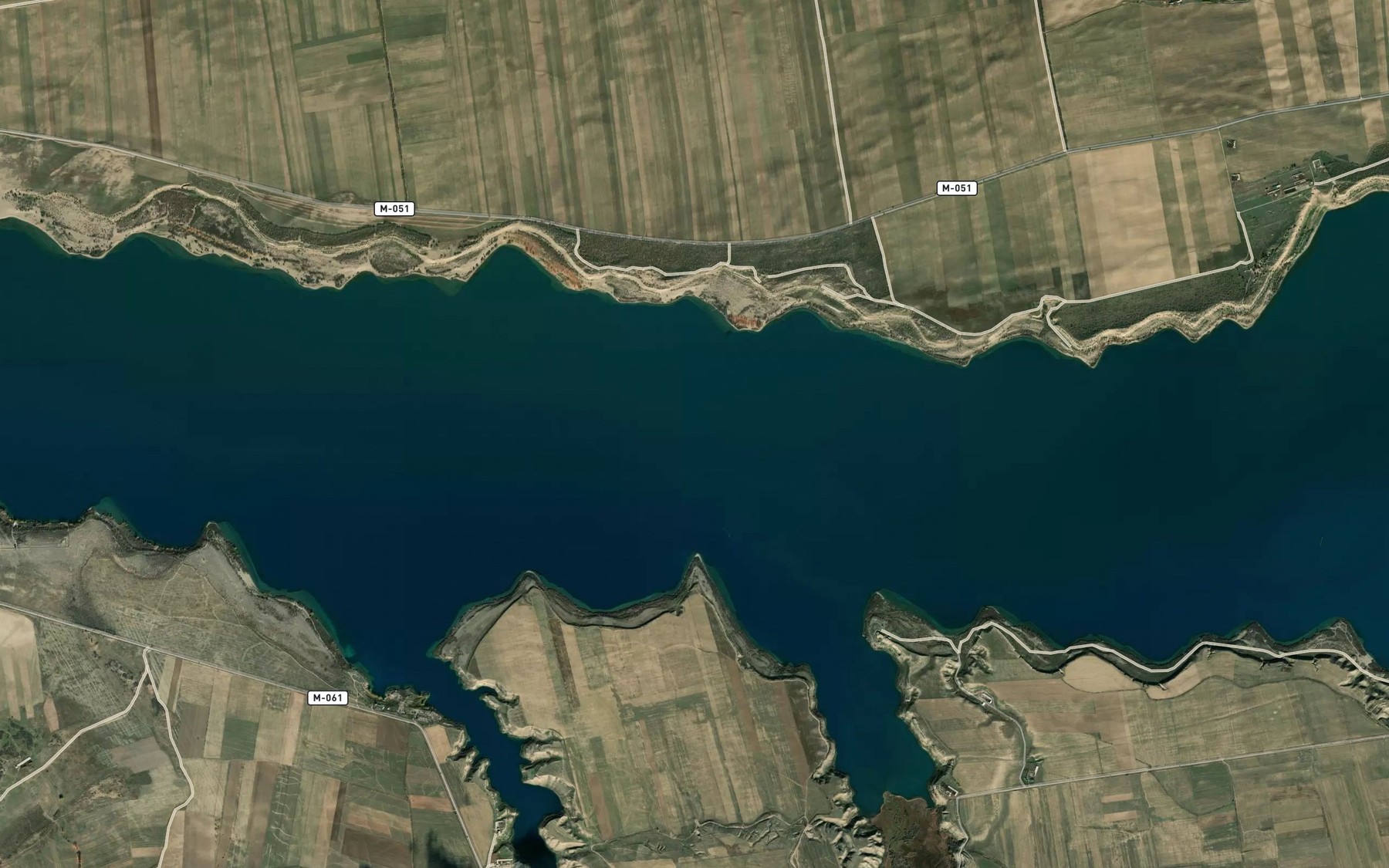 Satellite map of the Zaliv Przheval'skogo