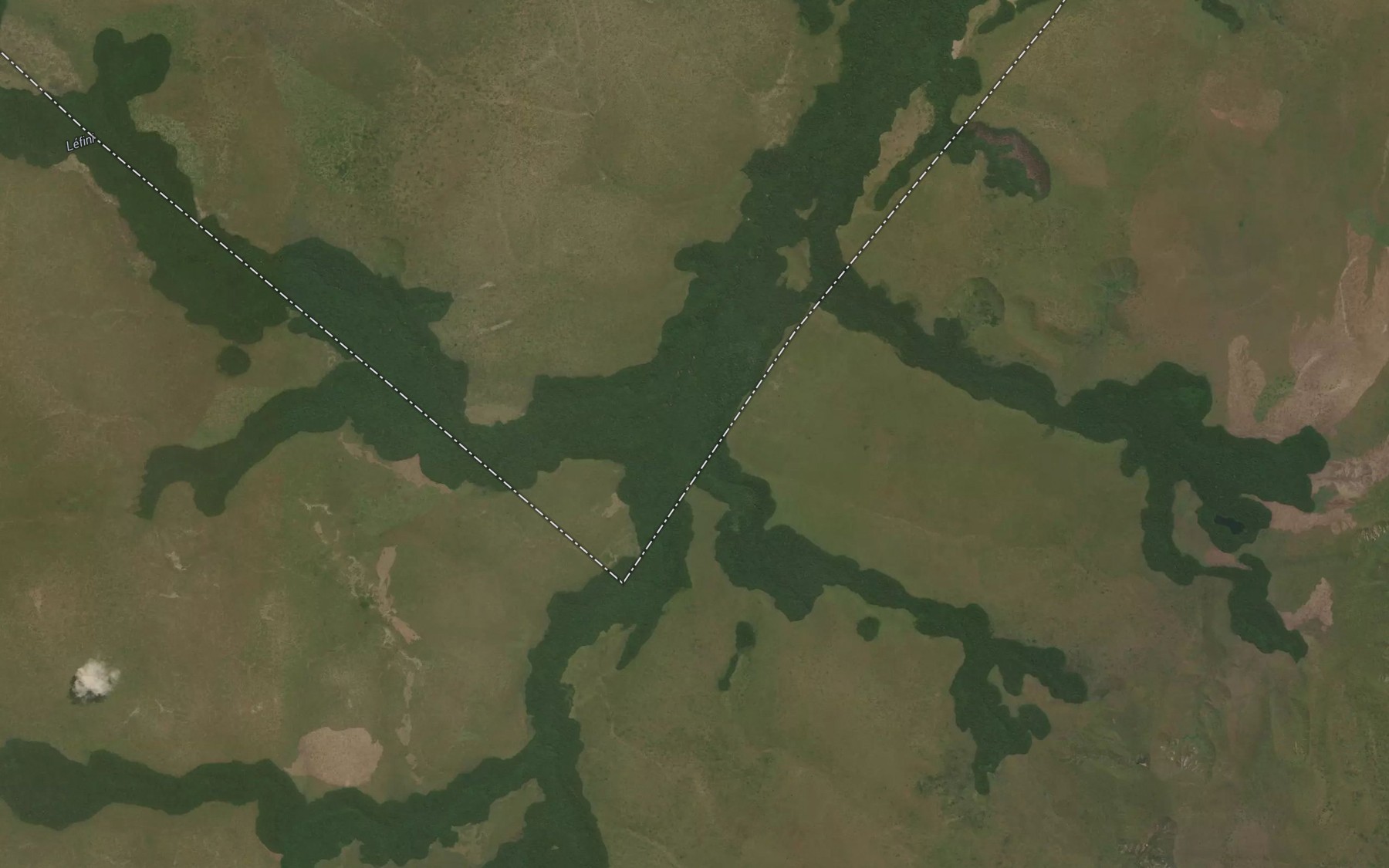 Satellite map of the Ngiri