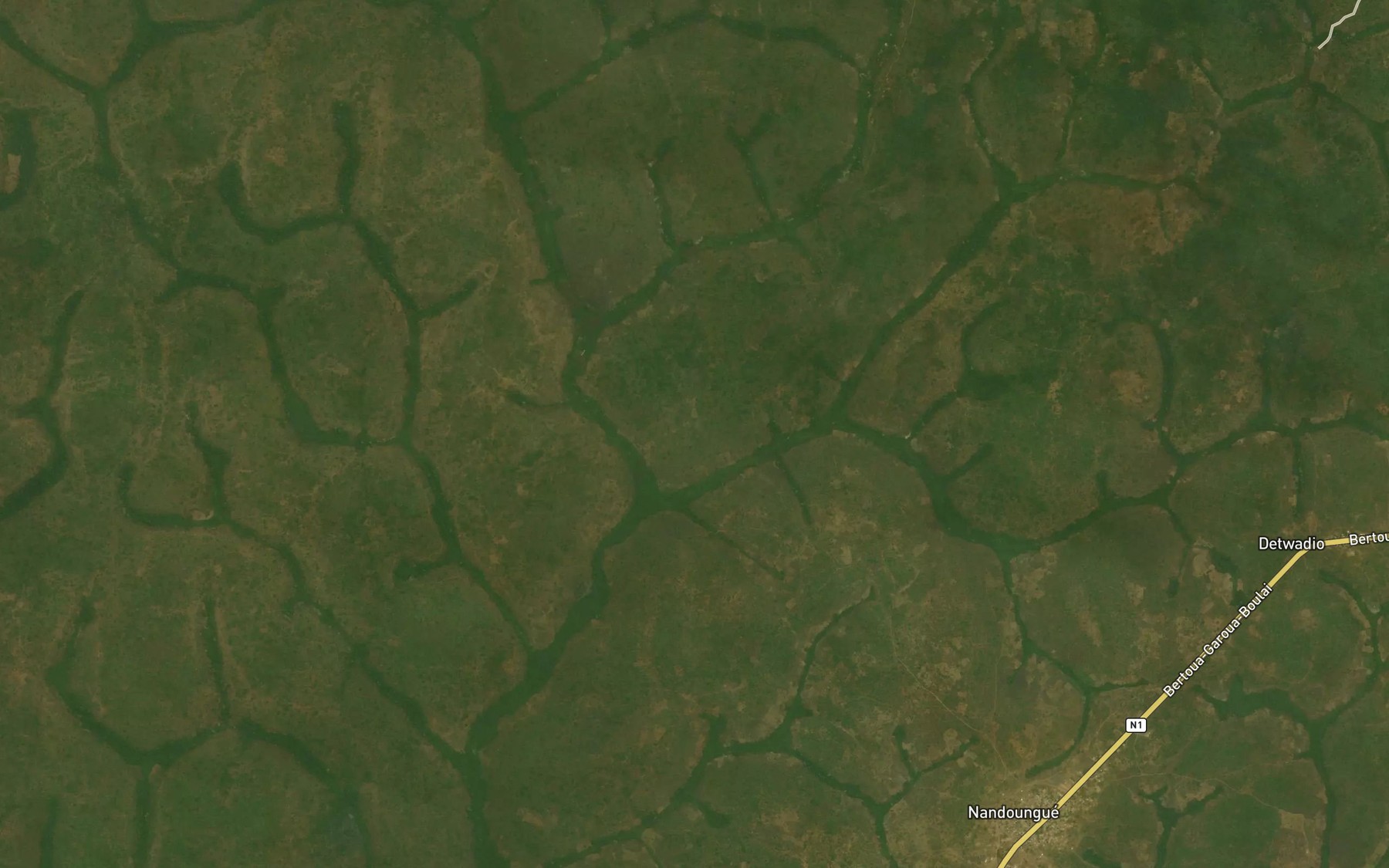Satellite map of the Bengpa