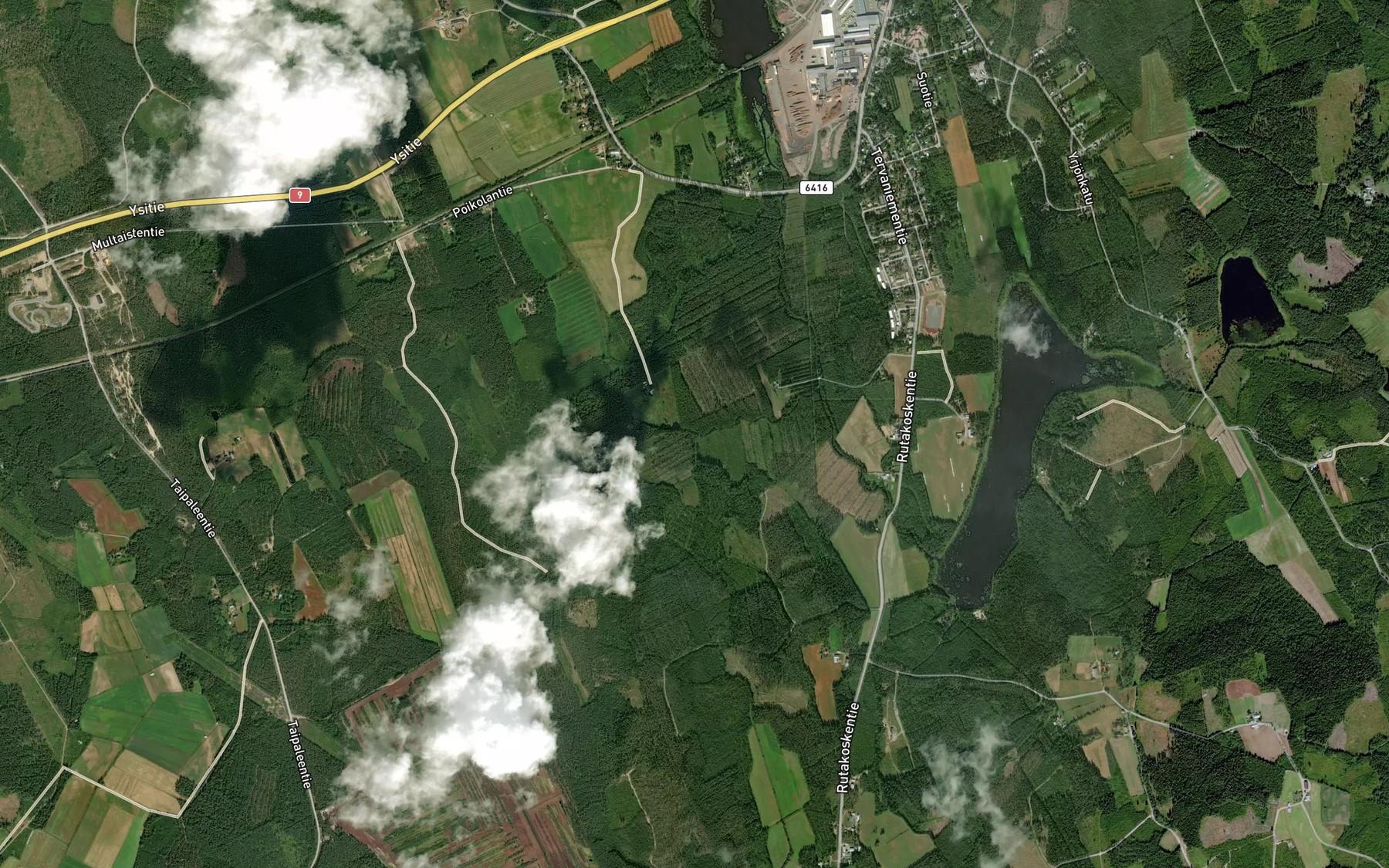 Satellite map of the Vuorikankaanpuru