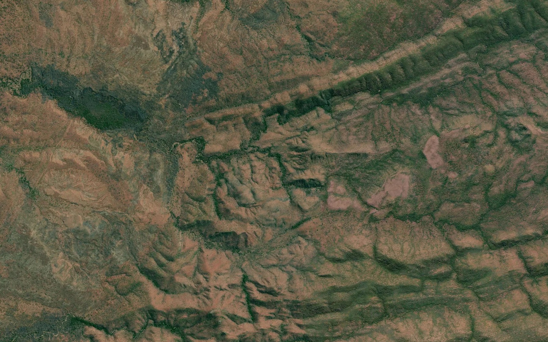 Satellite map of the Molilo
