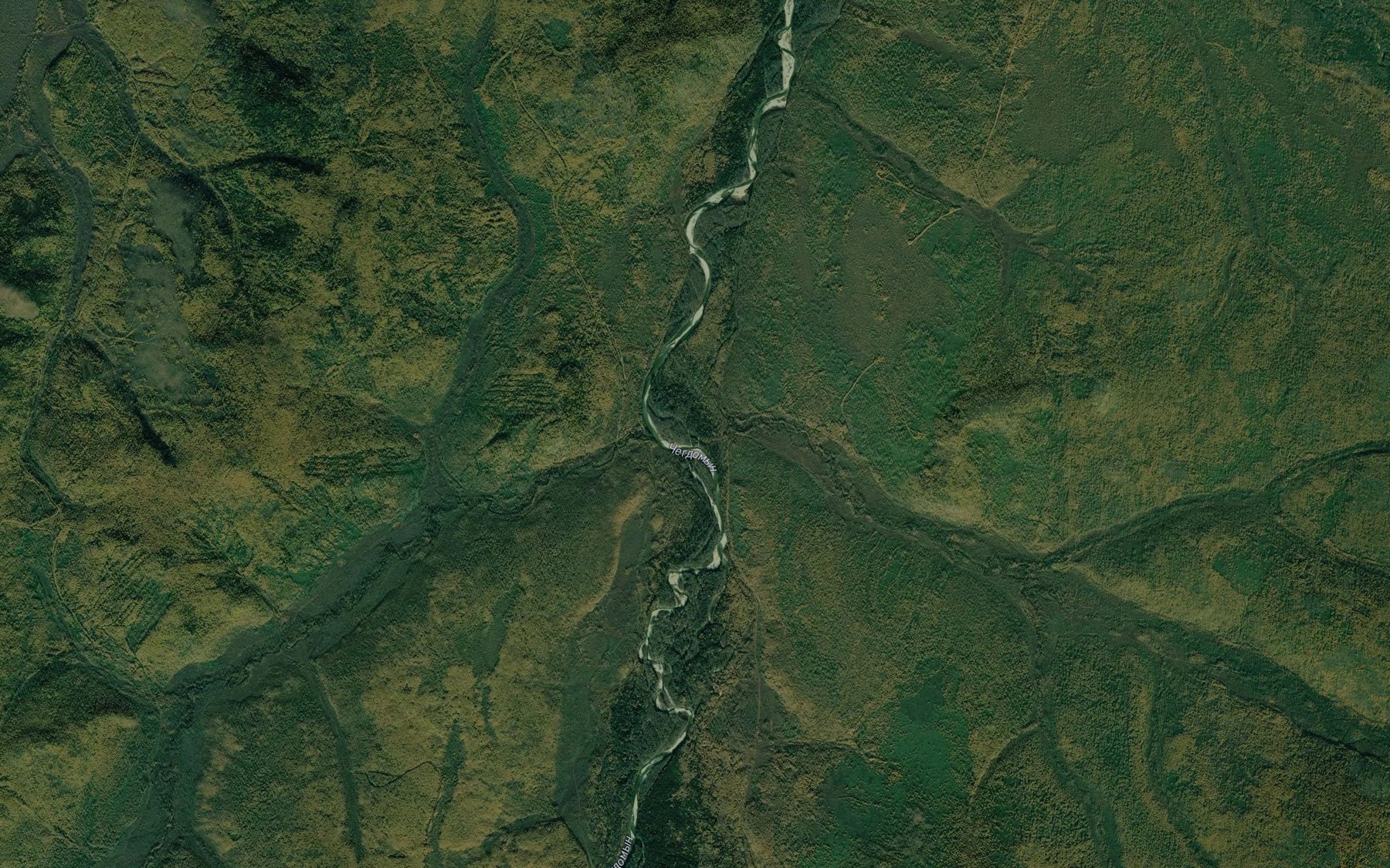 Satellite map of the Agyn