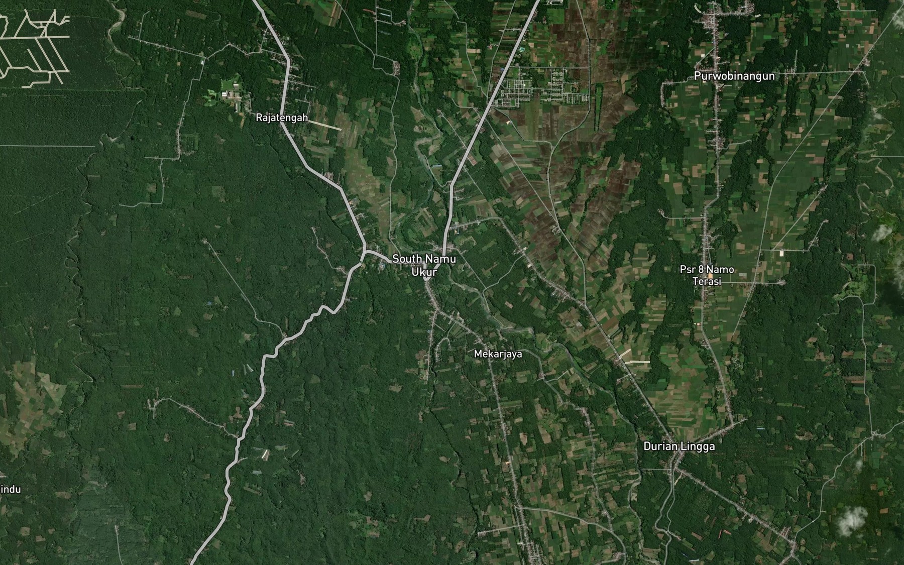 Satellite map of the Lao Bertu