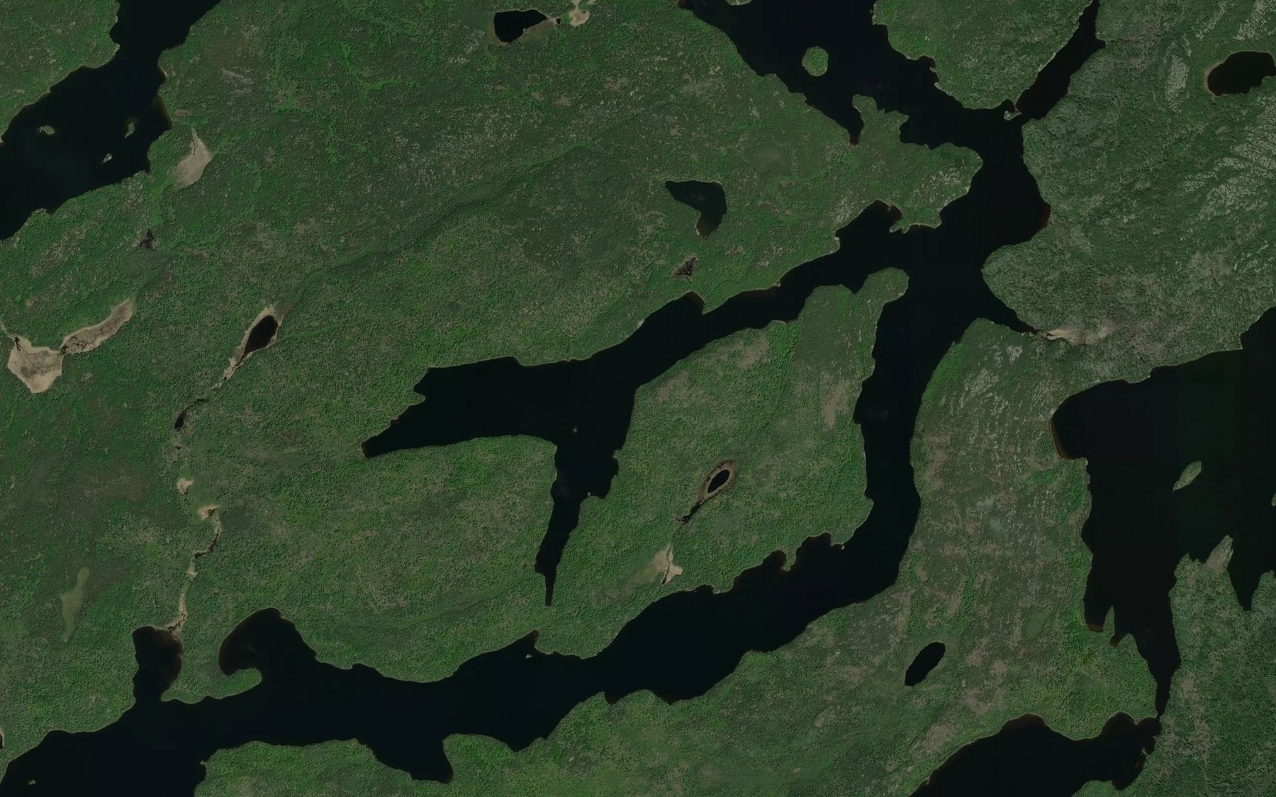 Satellite map of the Highstone Lake