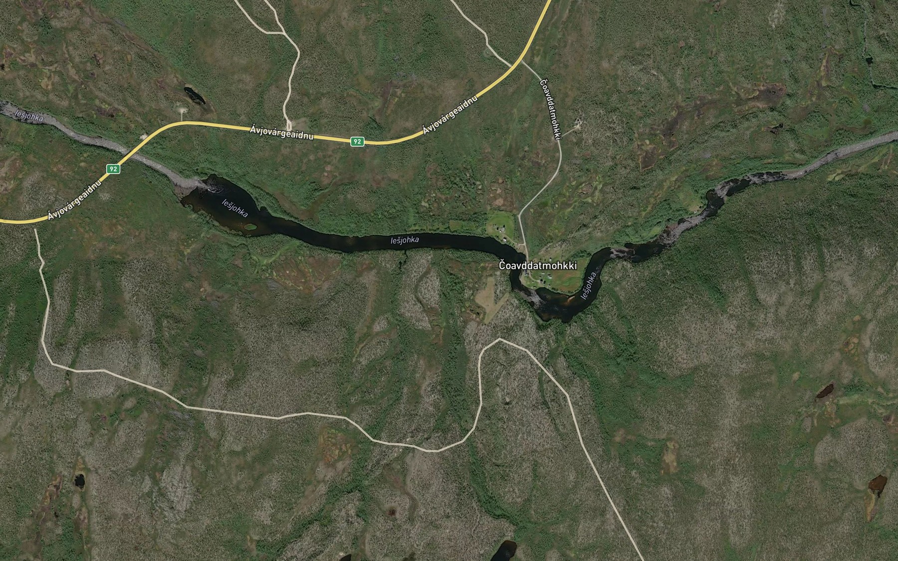 Satellite map of the Unnit-Coavddatjogas
