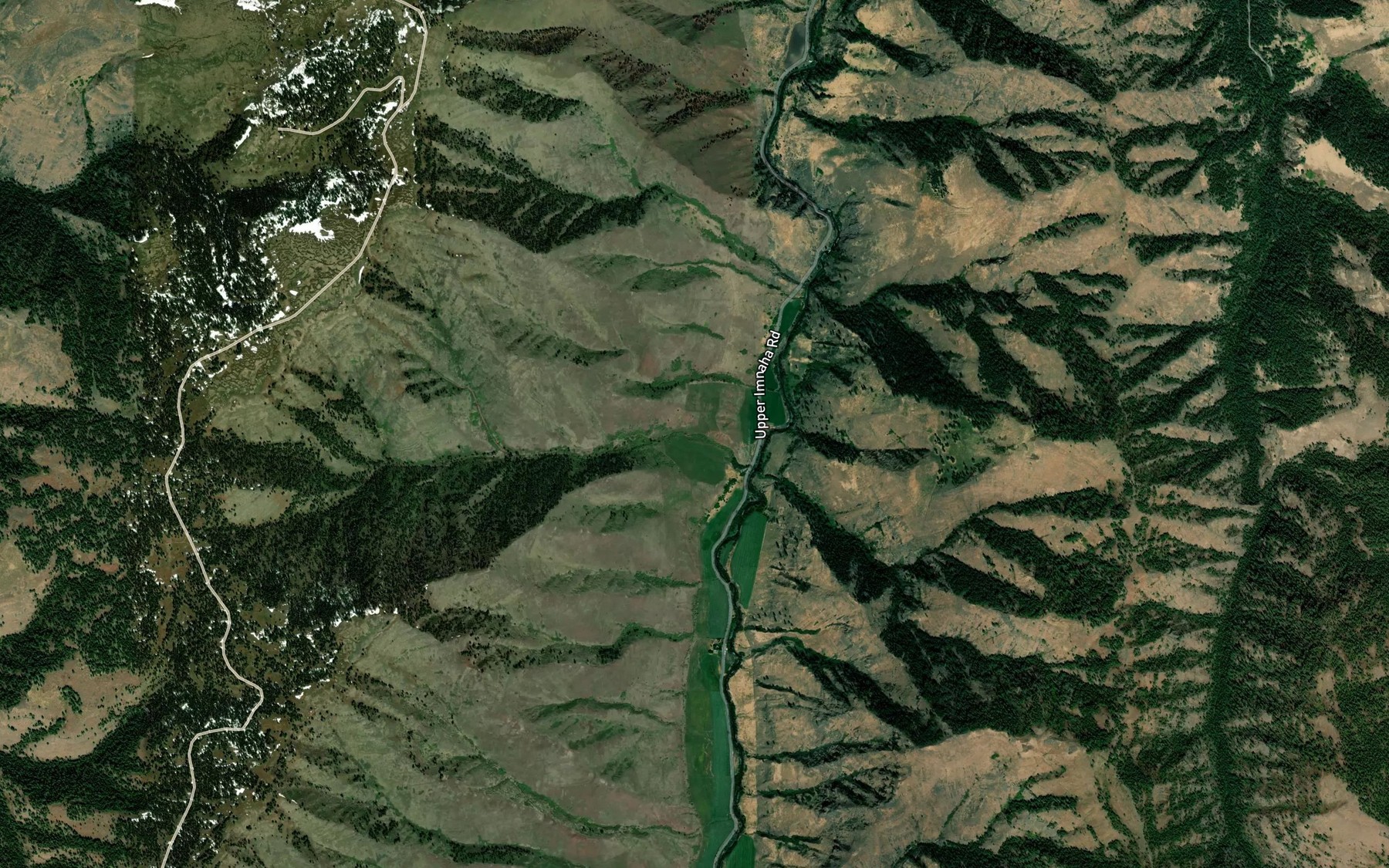 Satellite map of the Needham Pond