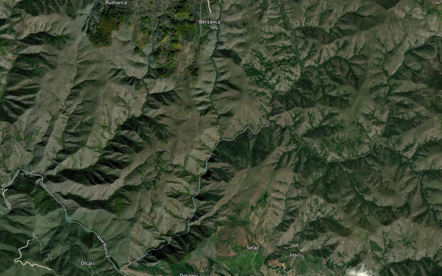 Satellite map of the Lumi Berzhan