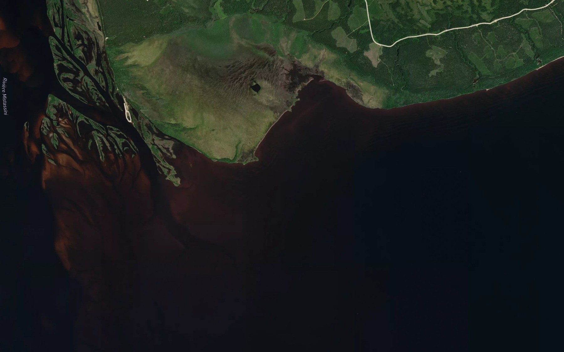 Satellite map of the Baie Ptarmigan