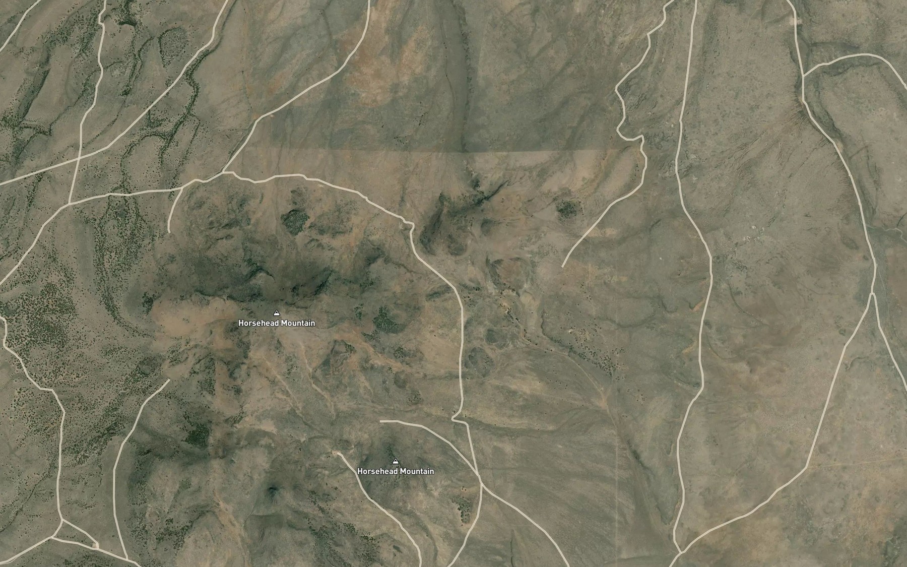 Satellite map of the East Pass Reservoir