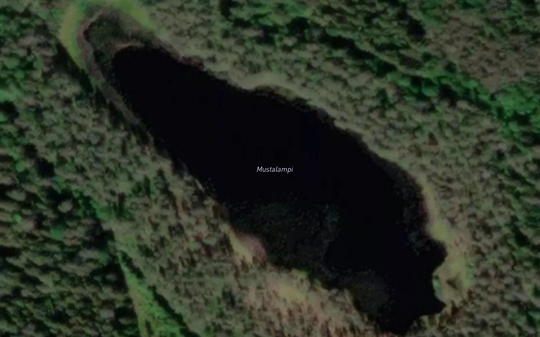 Satellite map of the Mustalampi