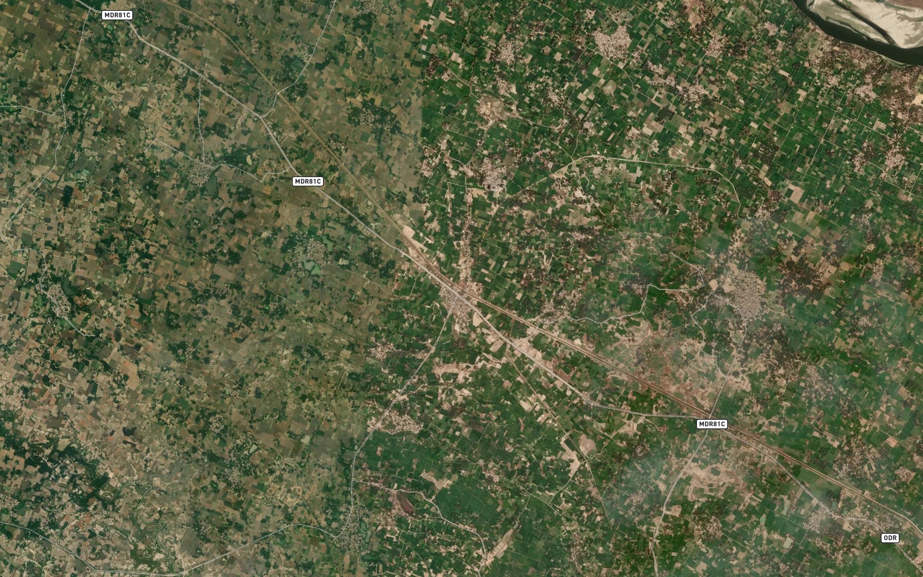 Satellite map of the Gaunti Minor