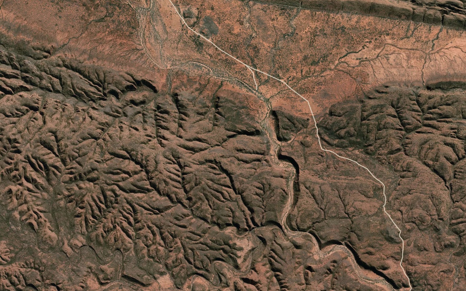 Satellite map of the Bowson Waterhole