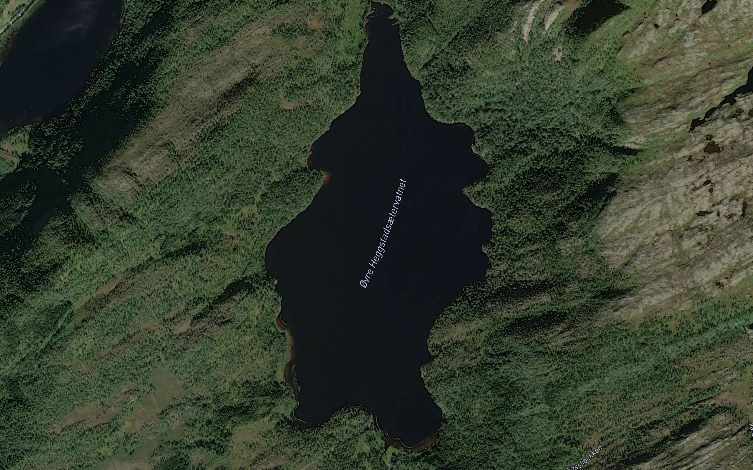 Heggstadsaetervatnet,ovre