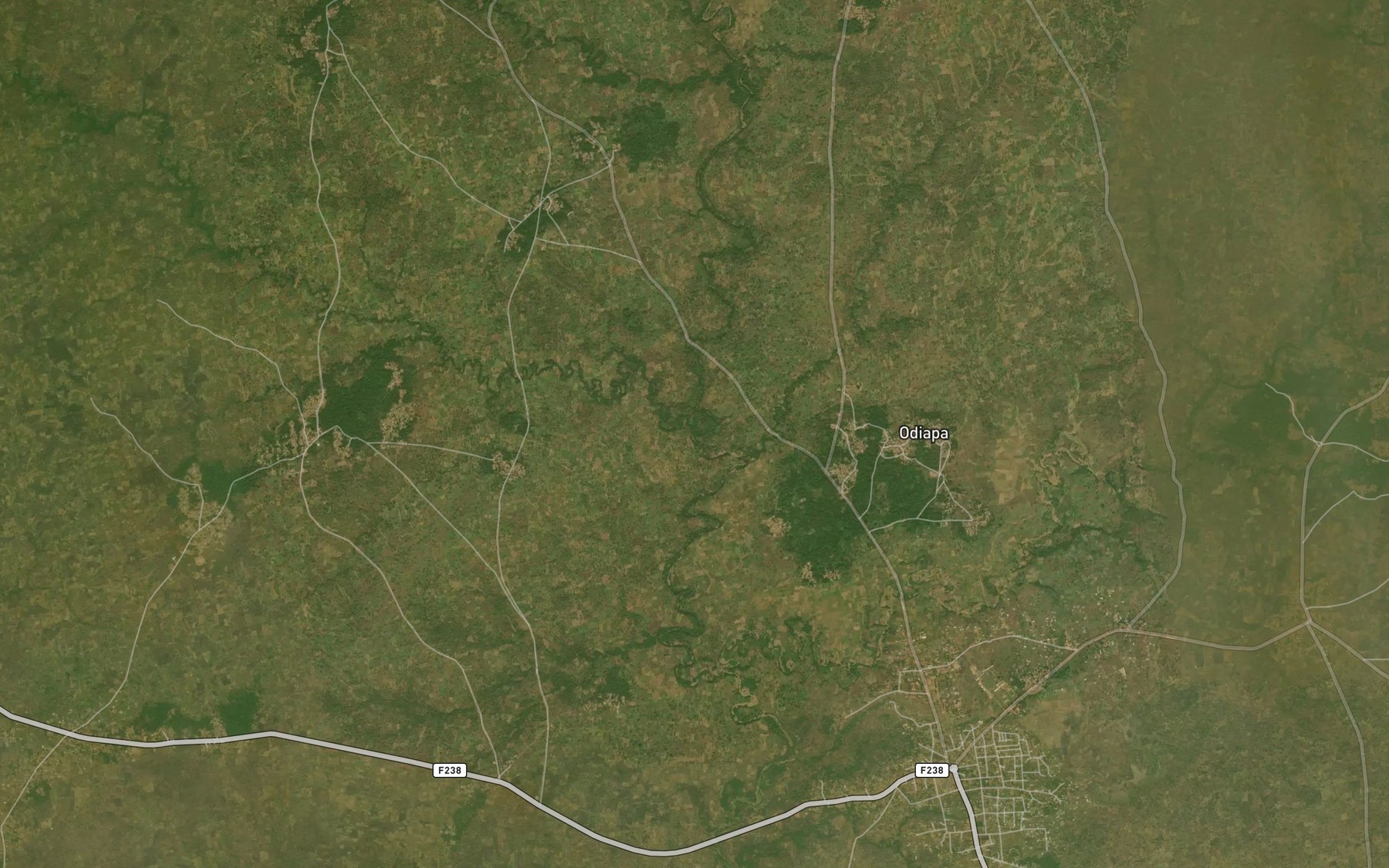 Satellite map of the River Otabonya