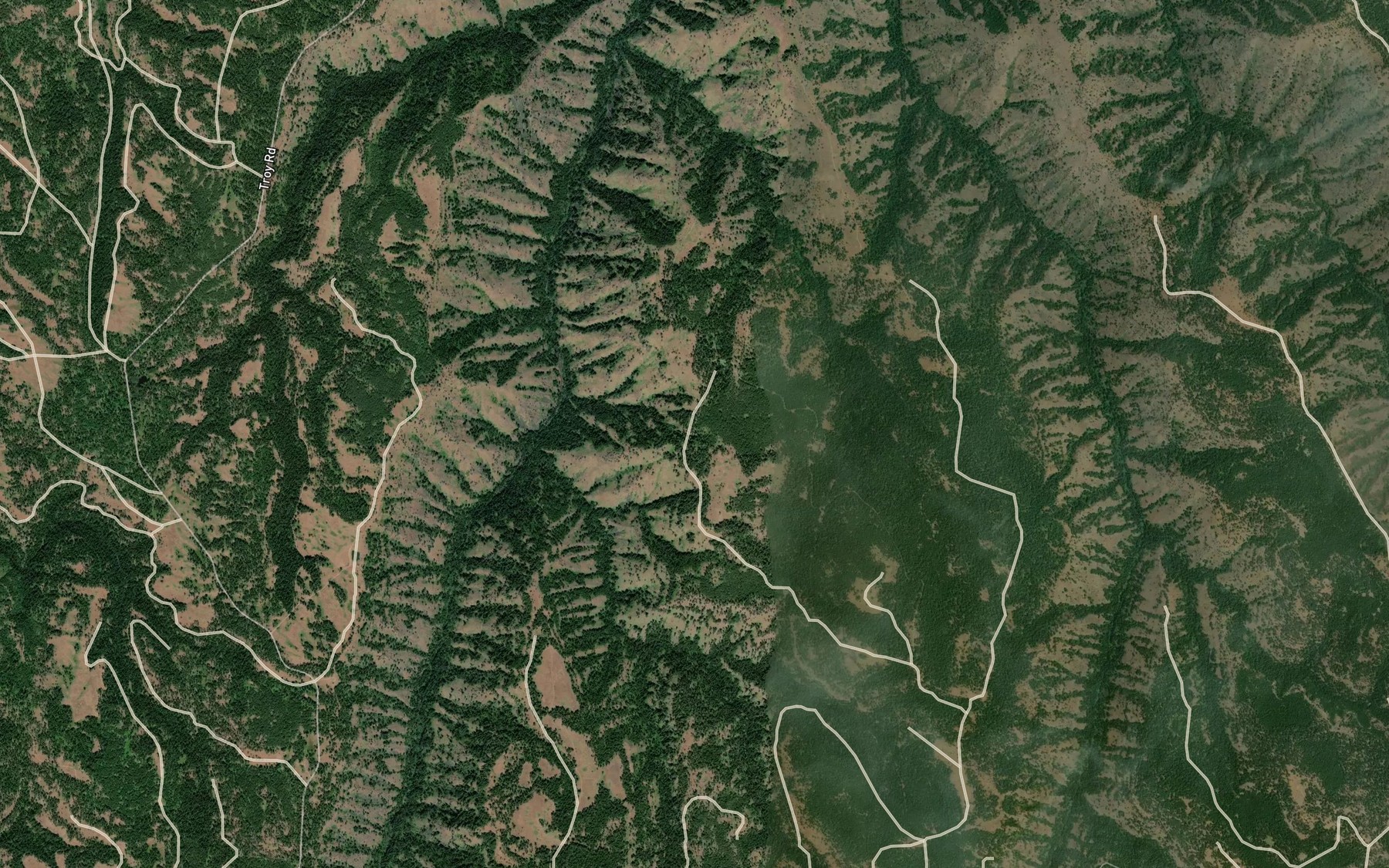 Satellite map of the Rockwall Spring