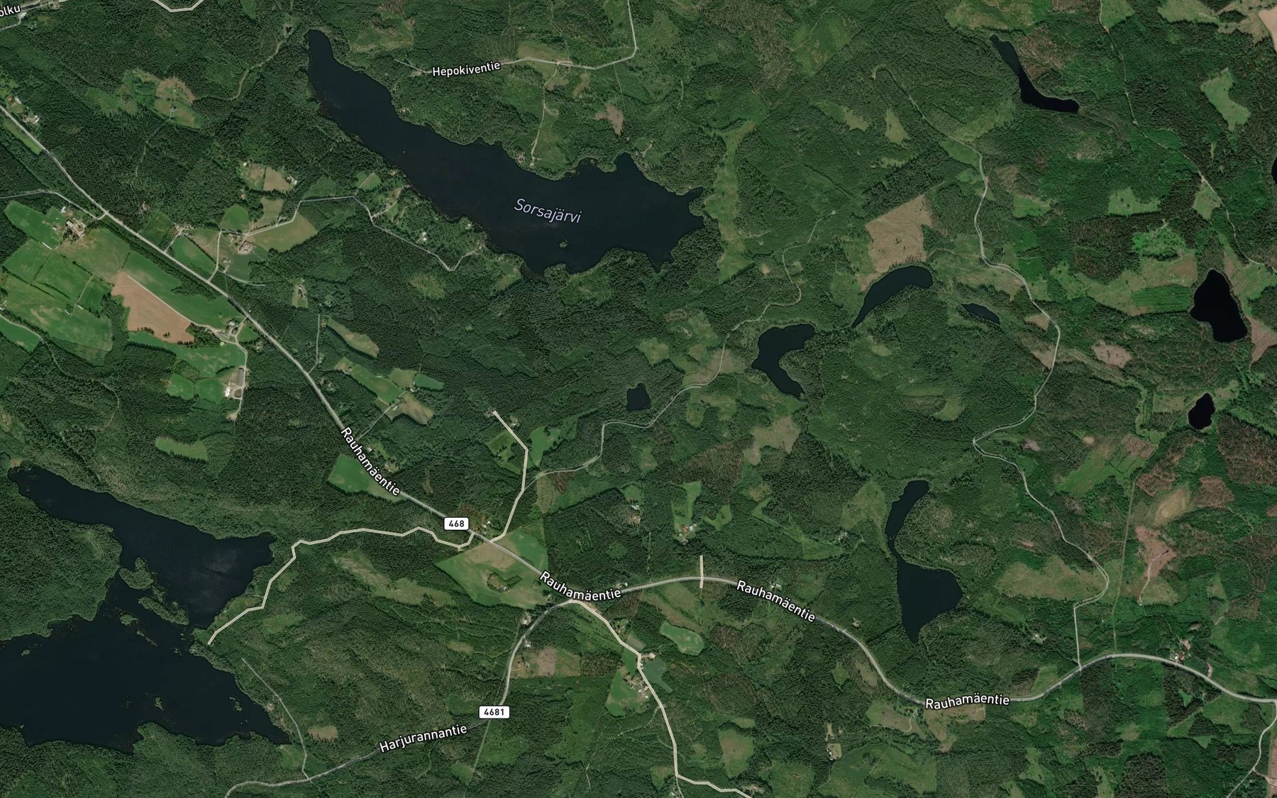 Satellite map of the Pahalampi