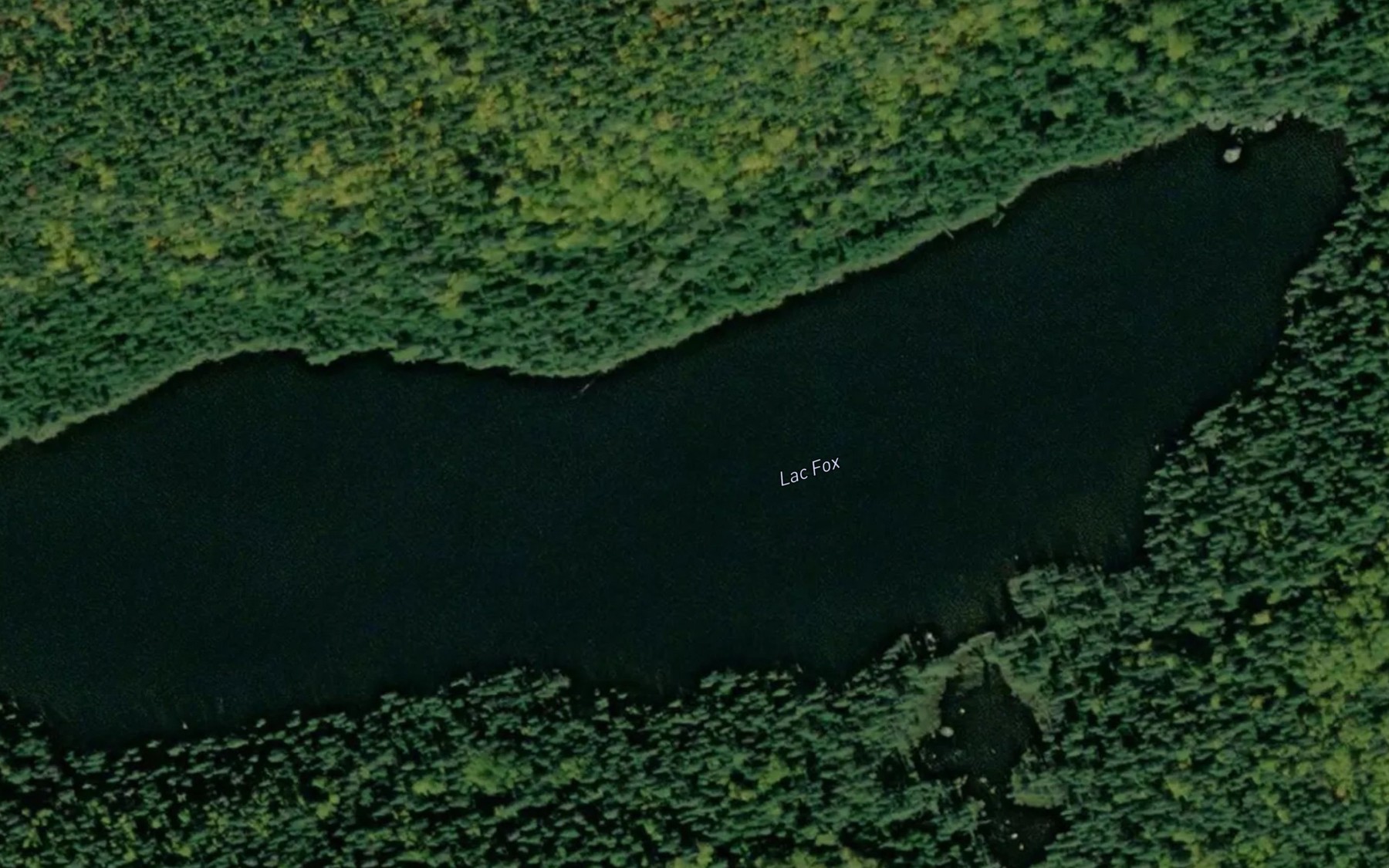 Satellite map of the Lac Fox