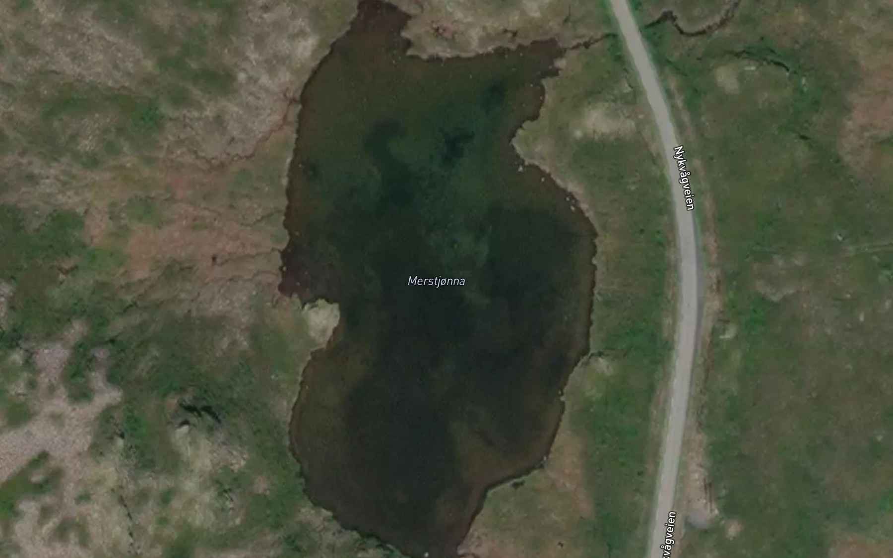 Satellite map of the Maerstjorna