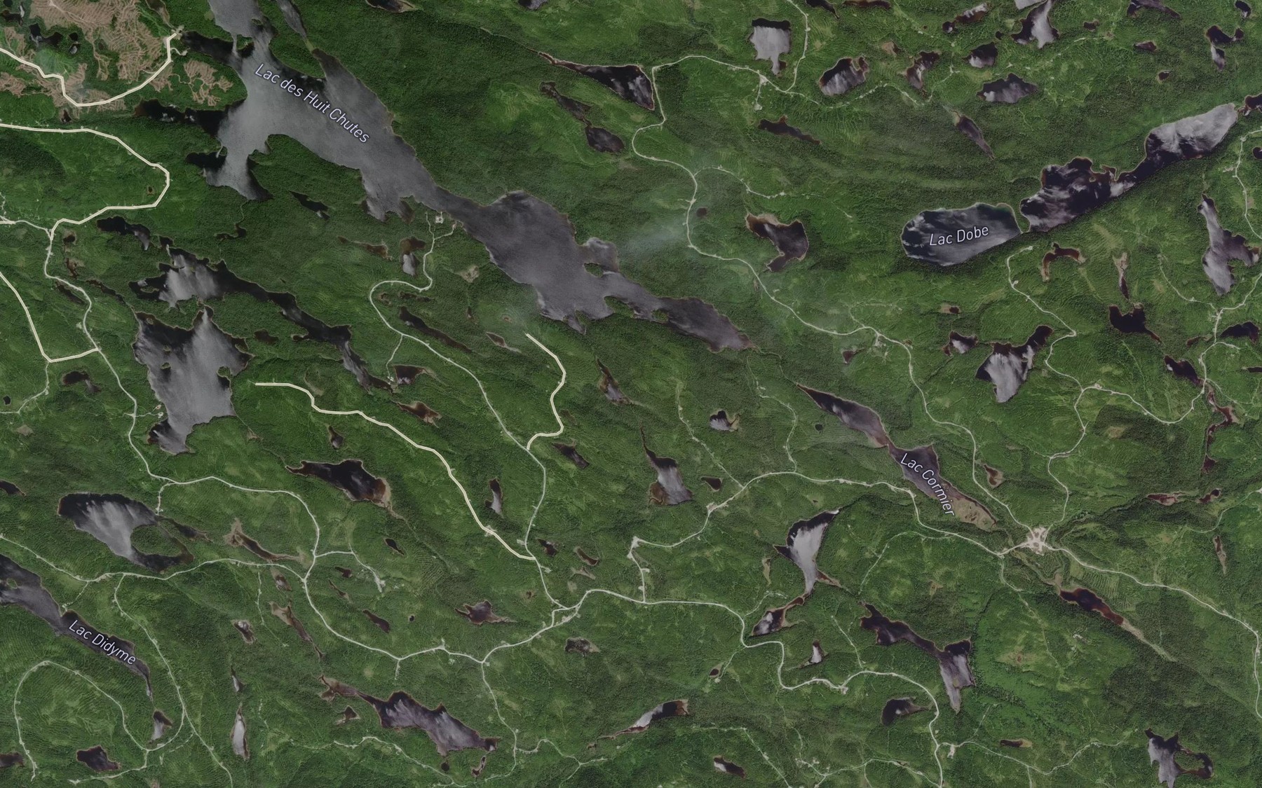 Satellite map of the Lac du Havresac